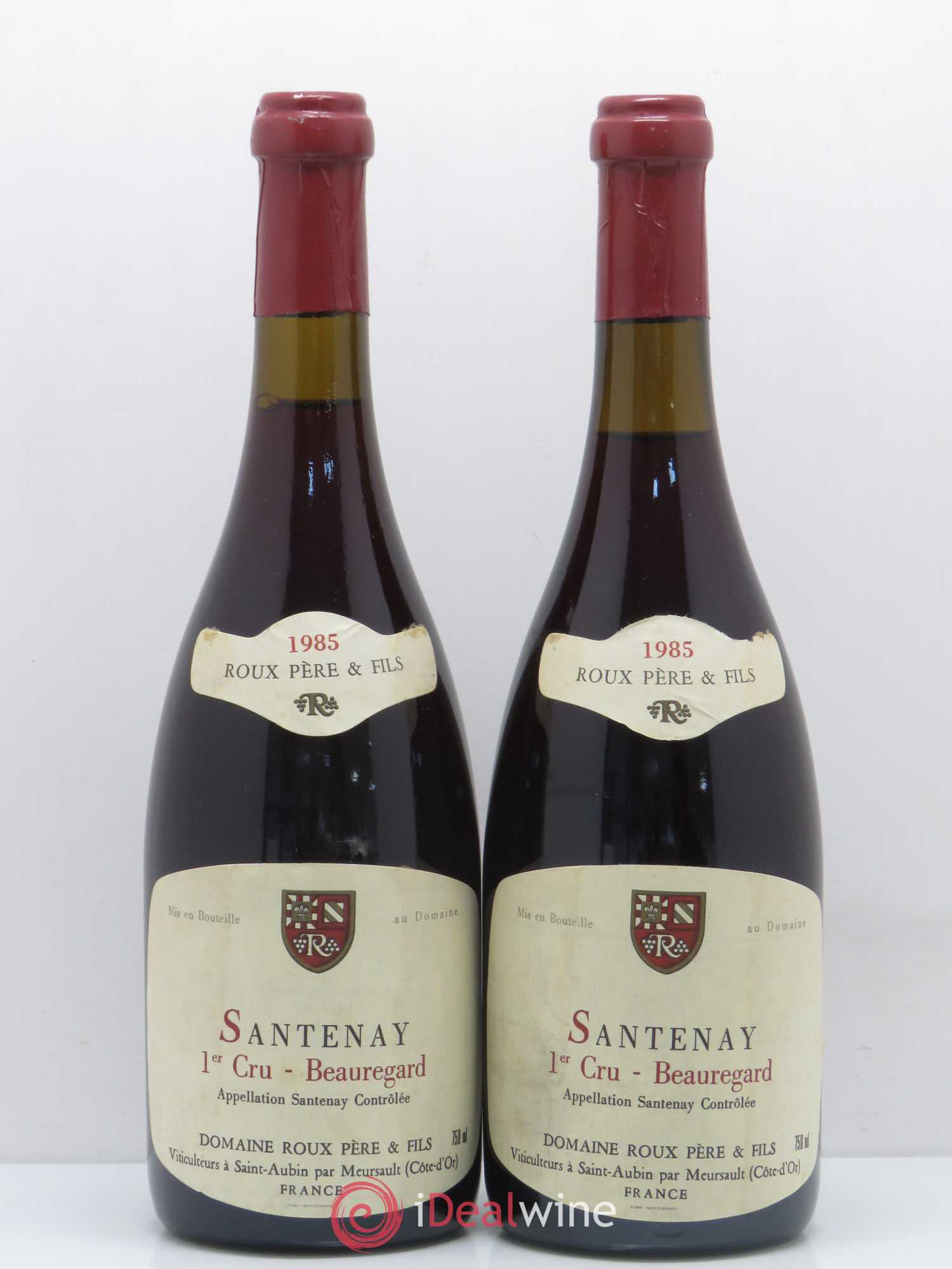 Santenay 1er Cru Beauregard Domaine Roux Père & Fils 1985 - Lot de 2 bouteilles - 0