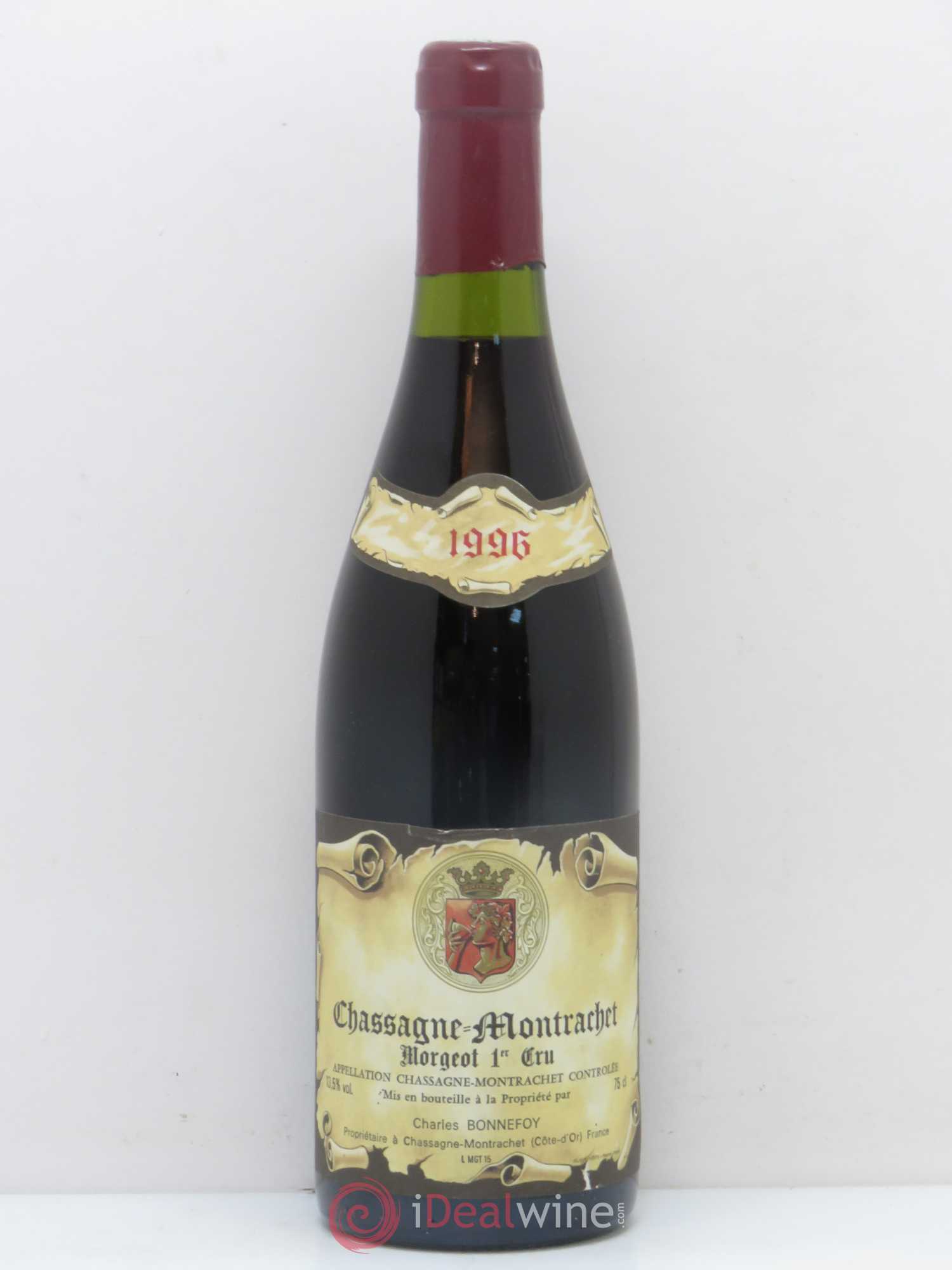 Chassagne-Montrachet 1er Cru Morgeot 1996 - Lot de 1 bouteille - 0