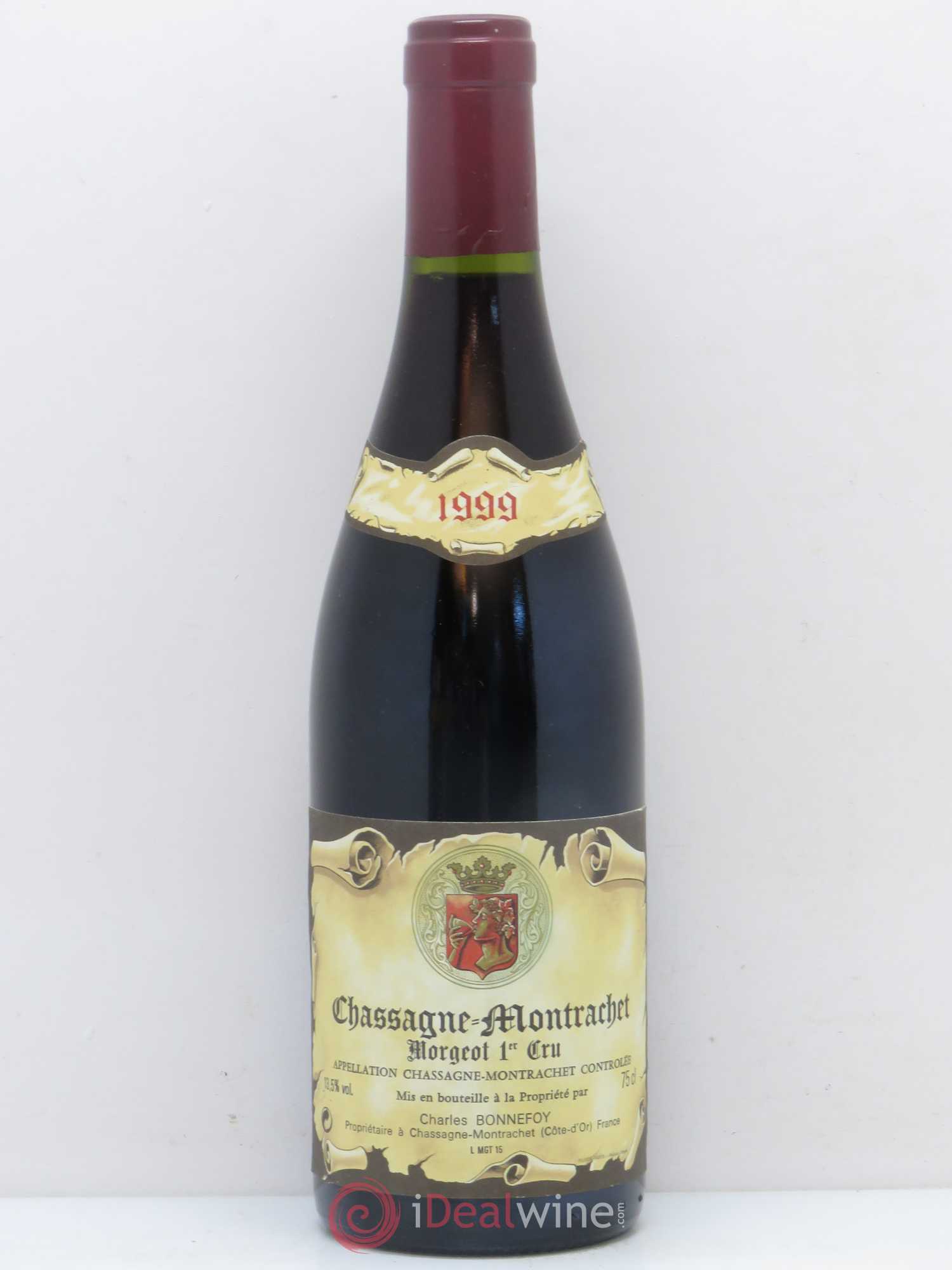 Chassagne-Montrachet 1er Cru Morgeot Domaine Bonnefoy 1999 - Posten von 1 Flasche - 0