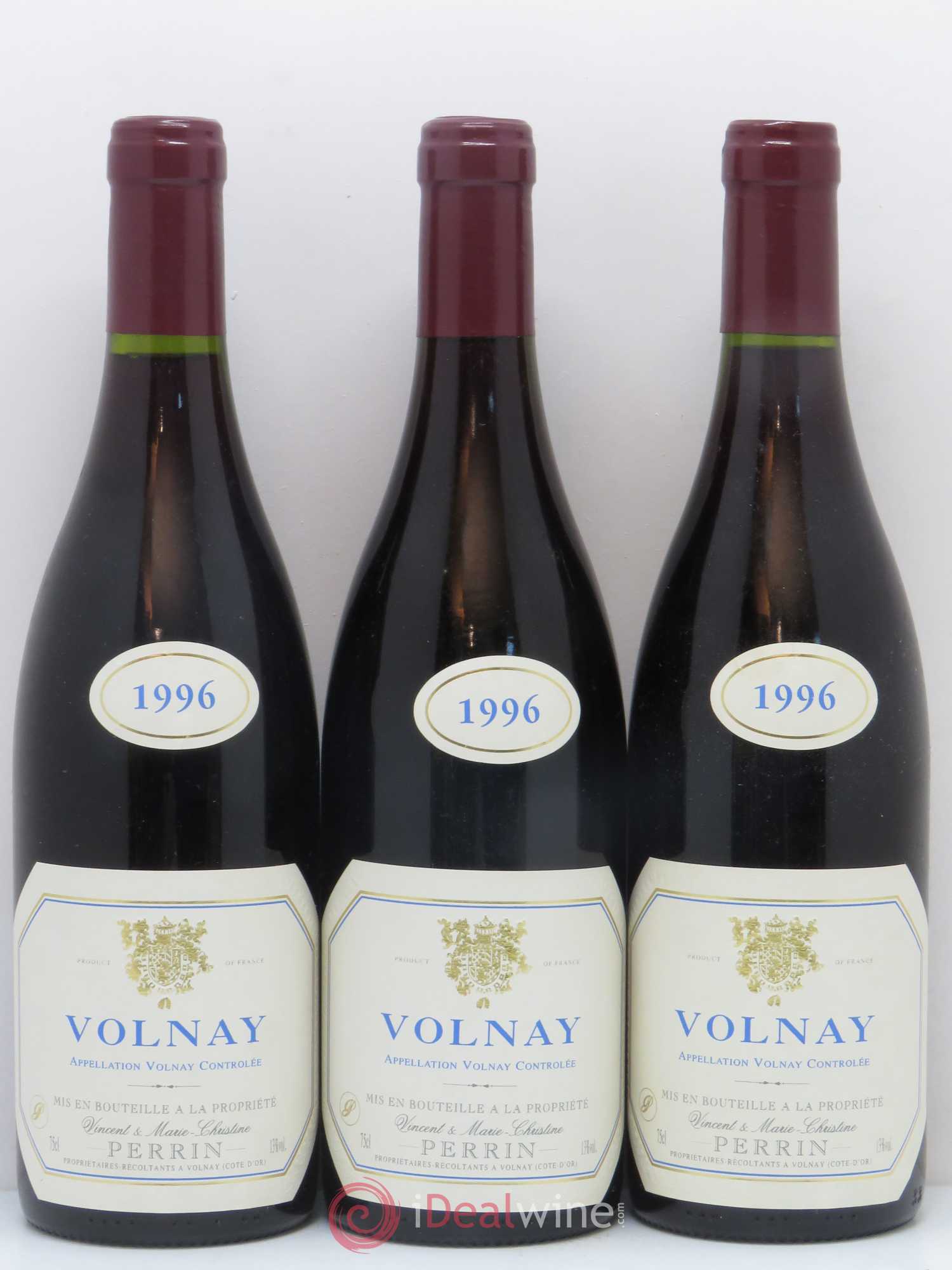 Volnay Vincent & Marie-Christine Perrin 1996 - Posten von 6 Flaschen - 2