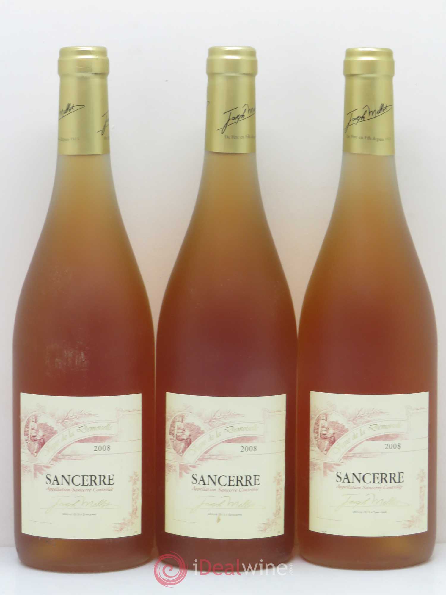 Divers Sancerre Vigne de la Demoiselle J. Mellot 2008 - Posten von 3 Flaschen - 0