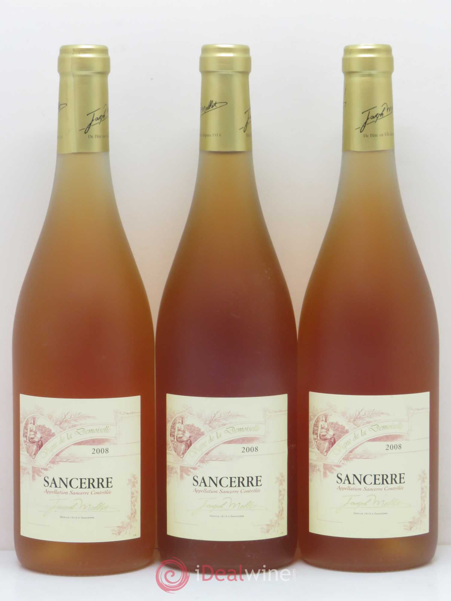 Divers Sancerre Vigne de la Demoiselle J. Mellot 2008 - Posten von 3 Flaschen - 0