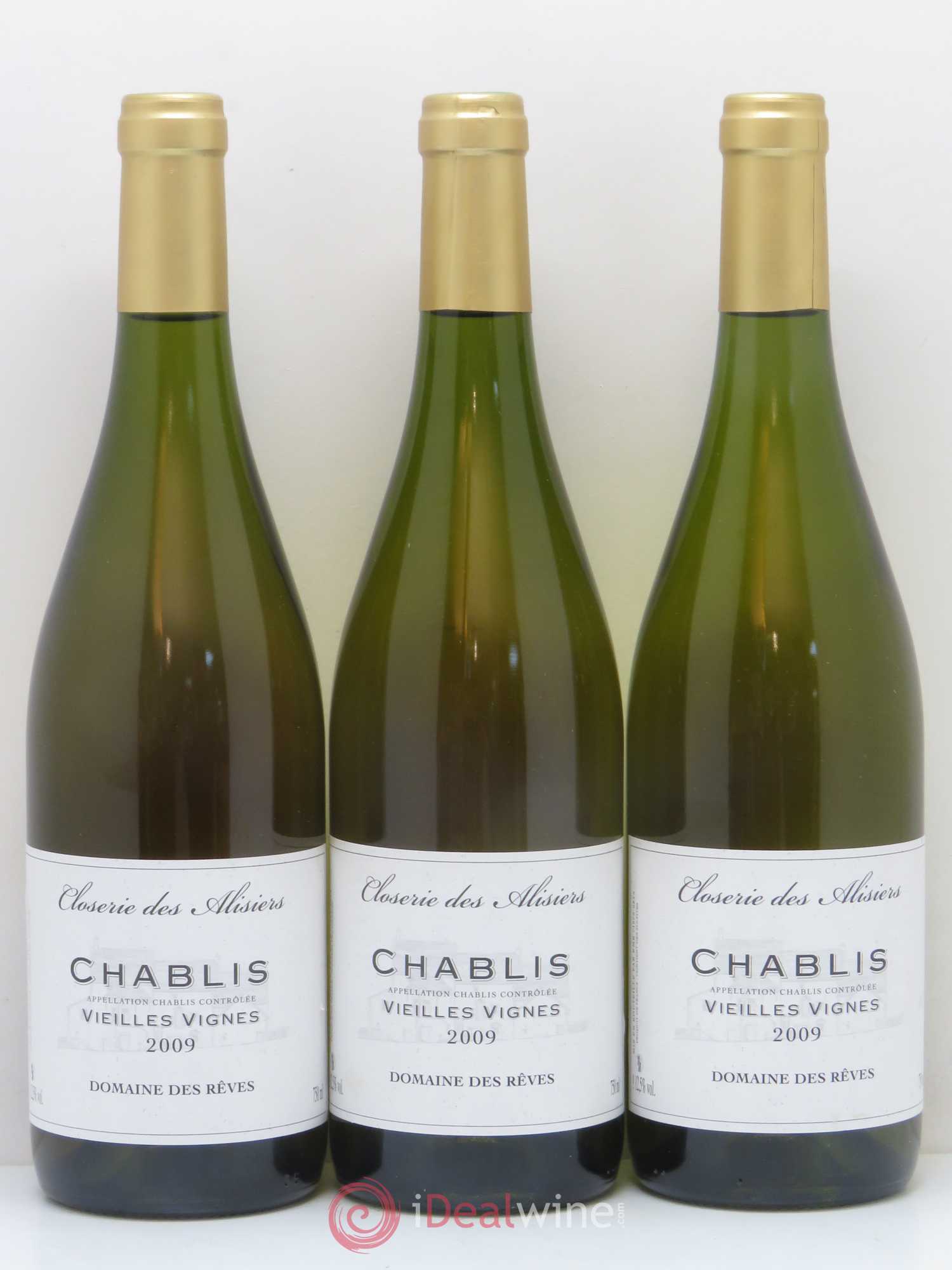 Chablis Vieilles Vignes Closerie des Alisiers Domaine Des Rêves 2009 - Lot de 6 bouteilles - 2