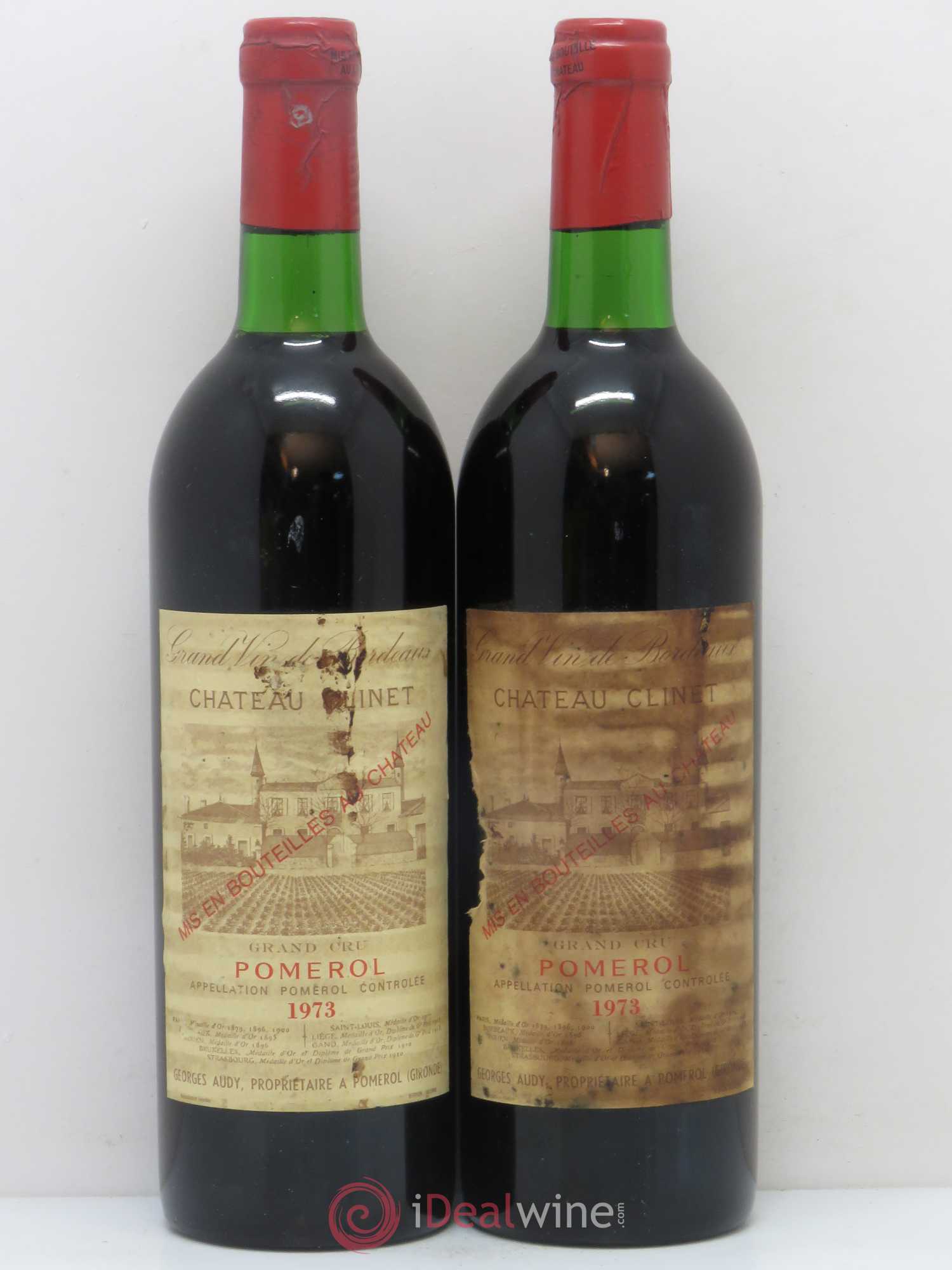 Château Clinet 1973 - Posten von 2 Flaschen - 0
