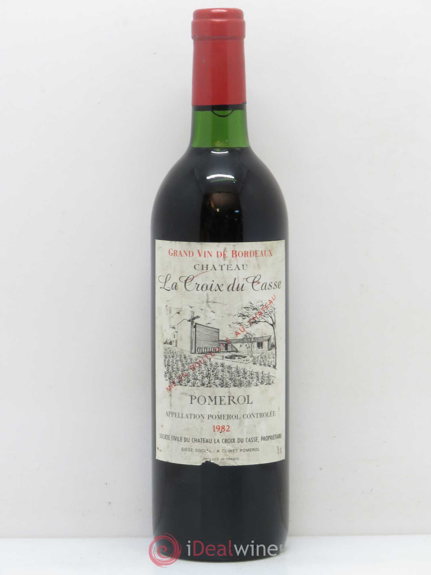 Château la Croix du Casse 1982 - Lot de 1 bouteille - 0