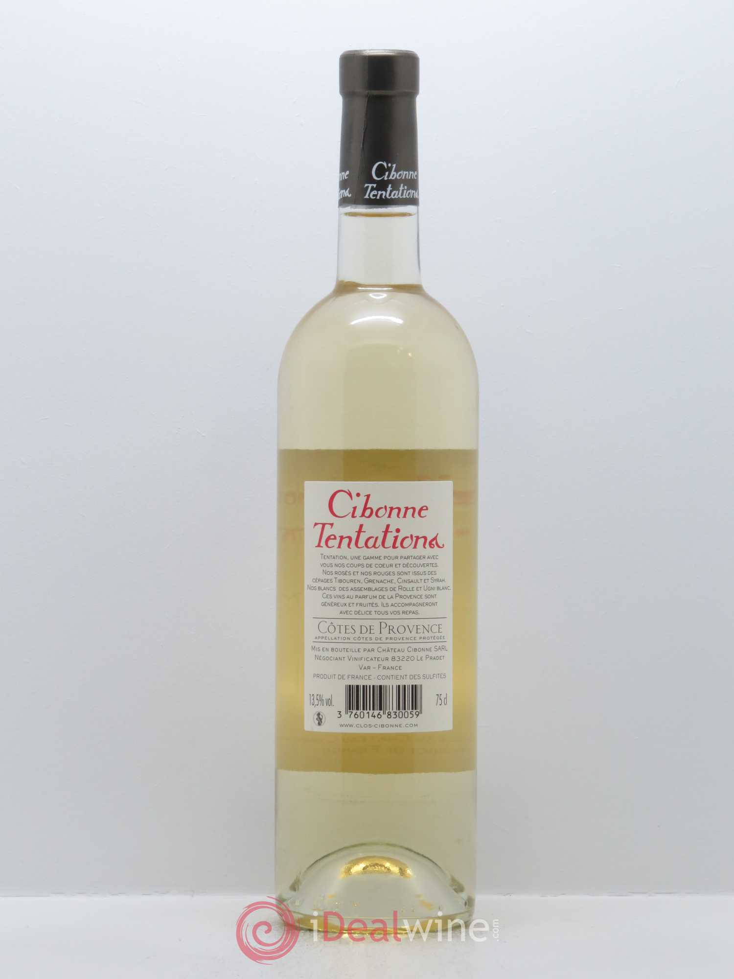 Côtes de Provence Clos Cibonne Tentations 2016 - Lot de 1 bouteille - 1