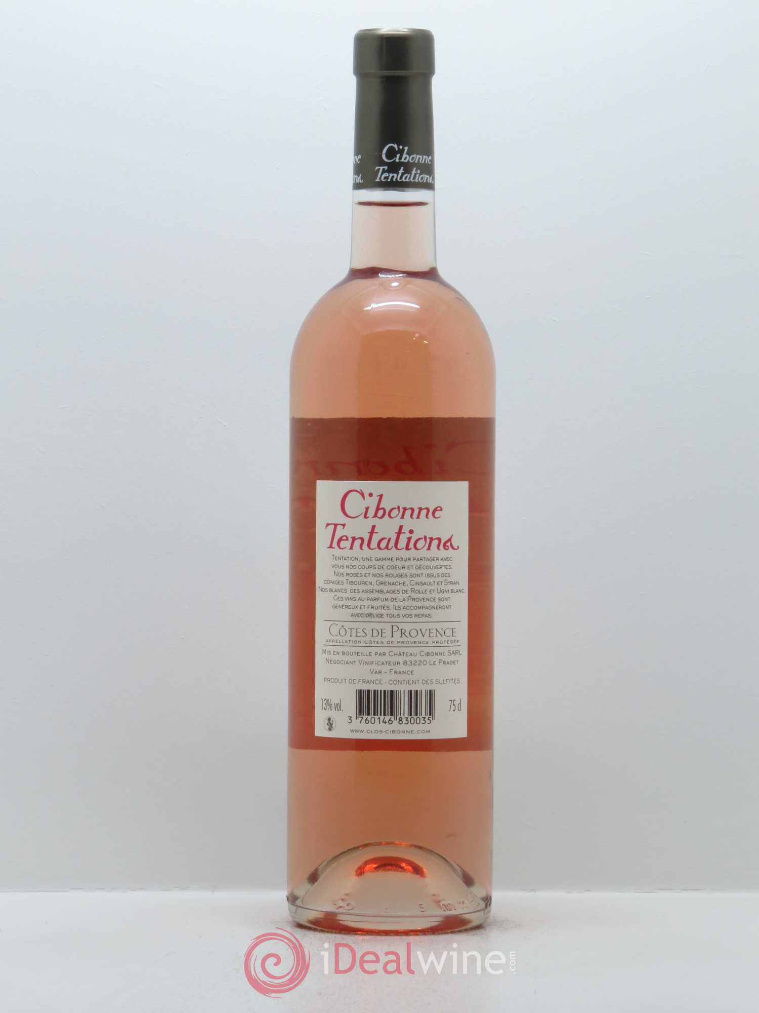 Côtes de Provence Clos Cibonne Tentations 2016 - Lot de 1 bouteille - 1