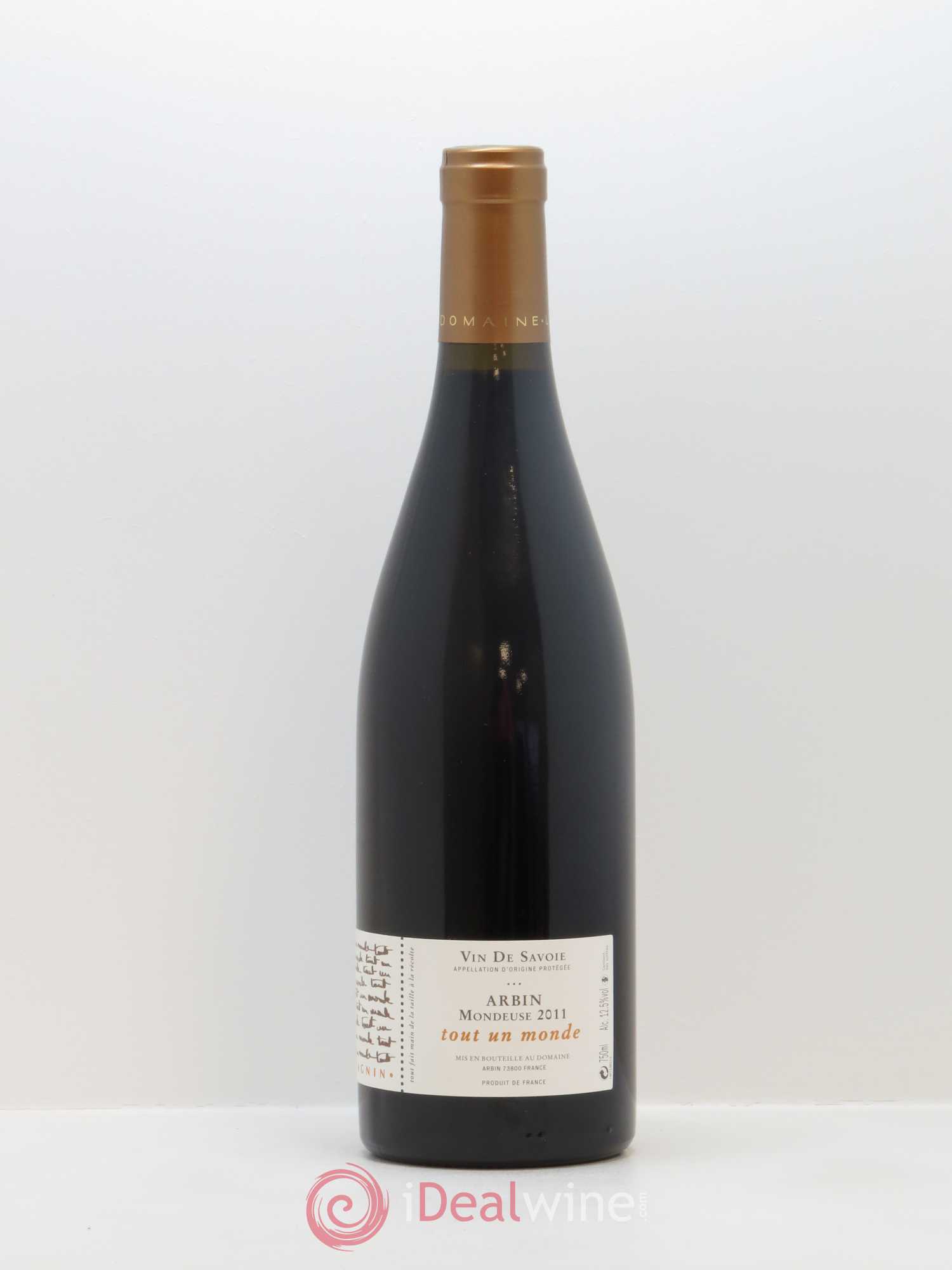 Vin de Savoie Arbin Tout un monde Louis Magnin Mondeuse 2011 - Lot de 1 bouteille - 0