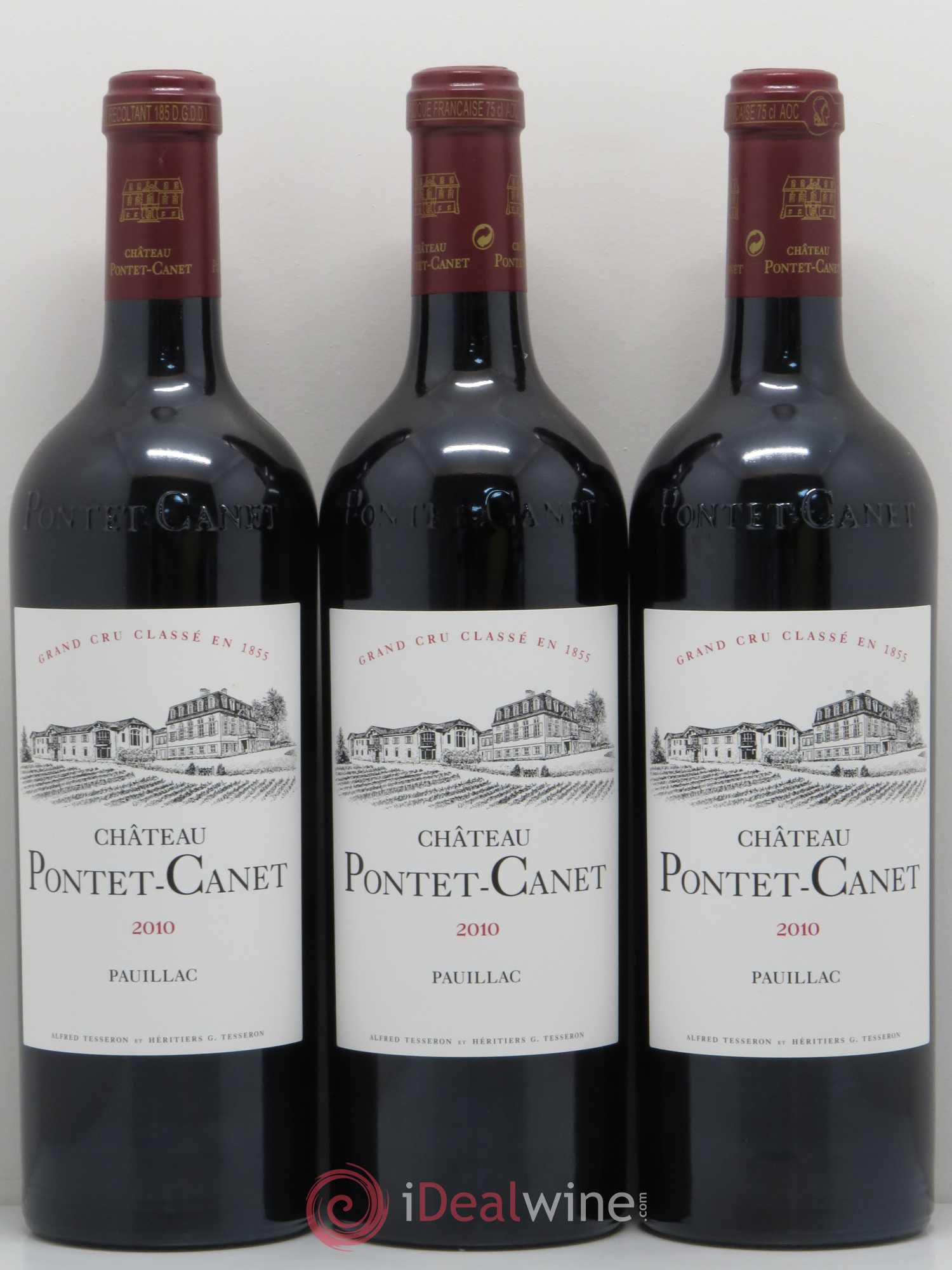 Château Pontet Canet 5ème Grand Cru Classé 2010 - Lot de 6 bouteilles - 2