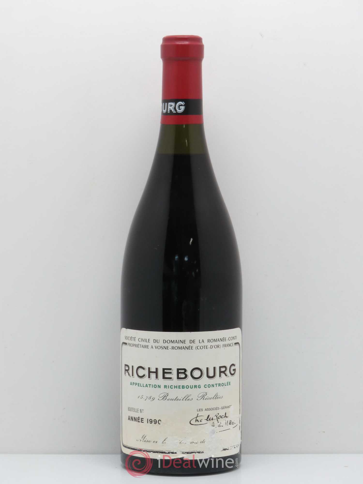 Richebourg Grand Cru Domaine de la Romanée-Conti 1990 - Lot de 1 bouteille - 0