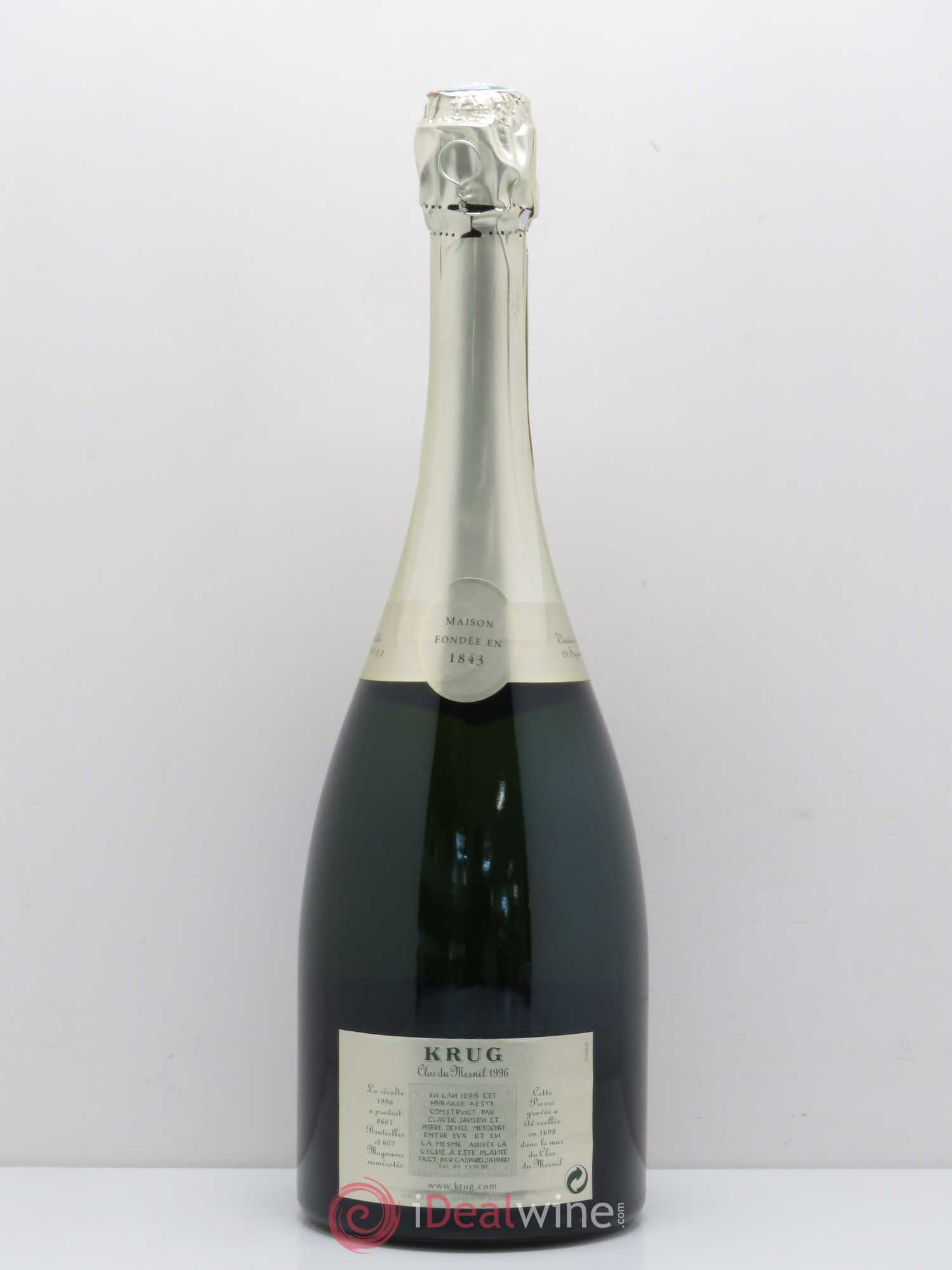 Clos du Mesnil Krug 1996 - Lot de 1 bouteille - 1