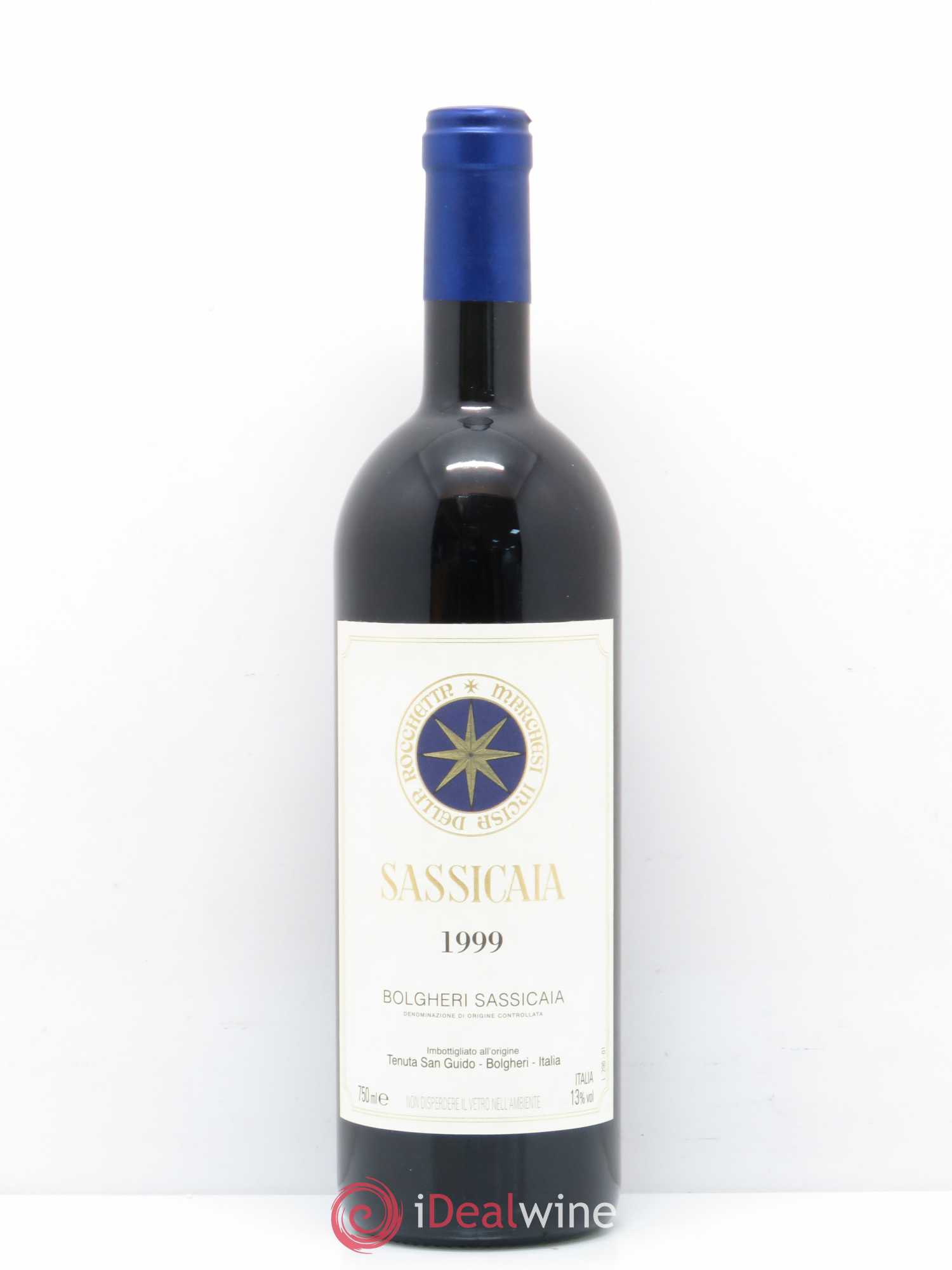 Bolgheri DOC Sassicaia Tenuta San Guido 1999 - Lot de 1 bouteille - 0