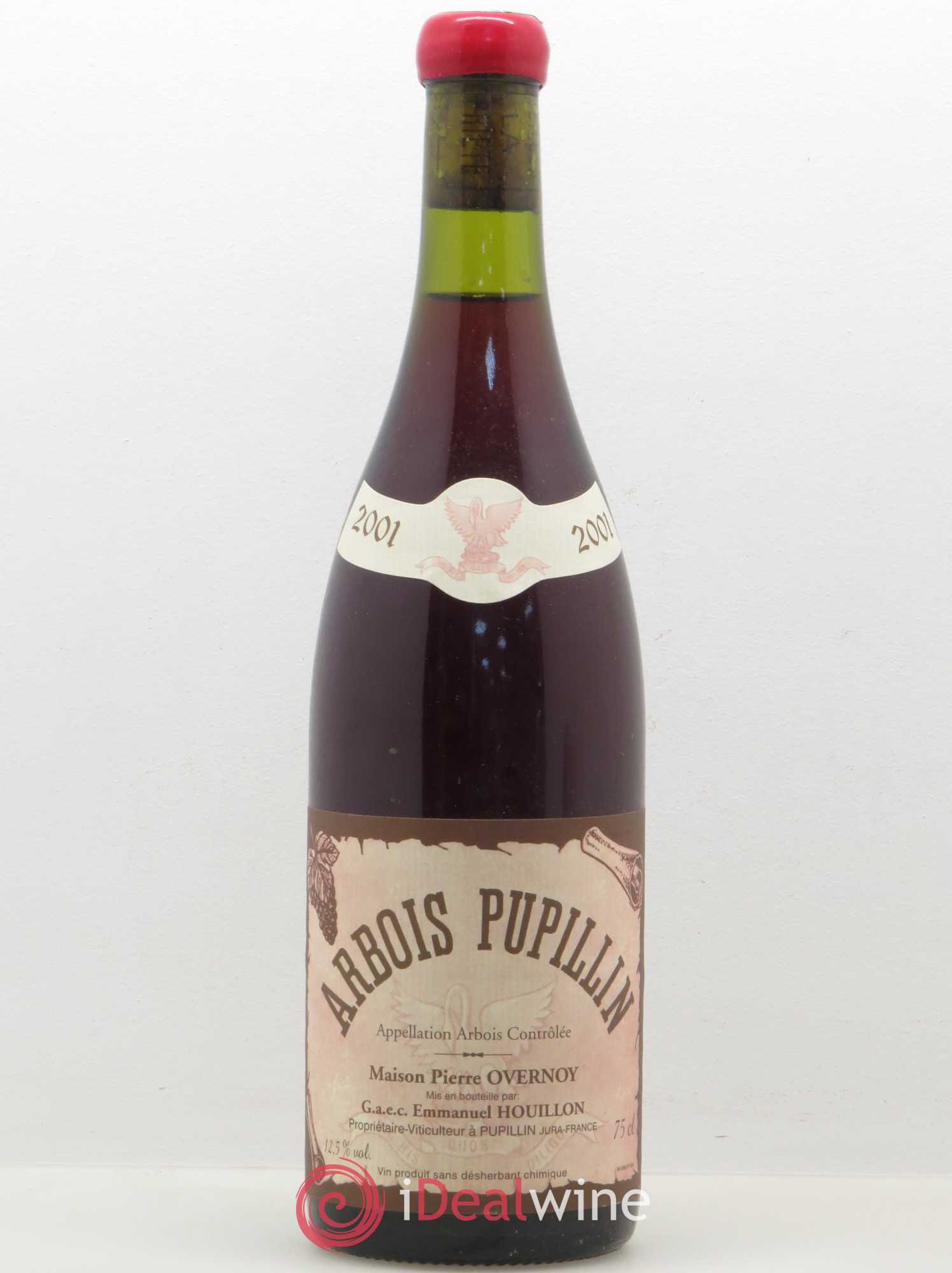 Arbois-Pupillin Poulsard (cire rouge) Overnoy-Houillon (Domaine) 2001 - Lot de 1 bouteille - 0