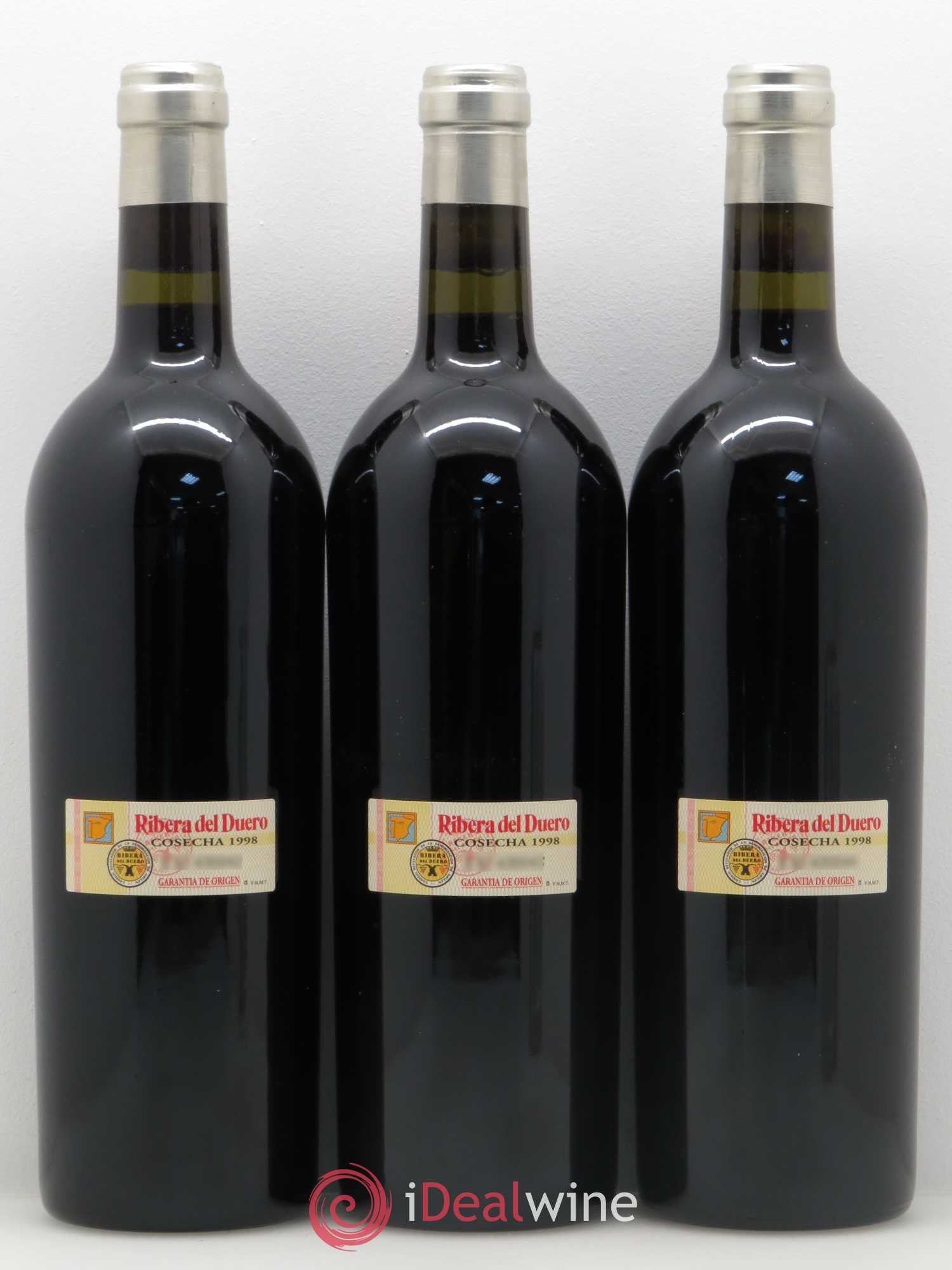 Ribera Del Duero Pingus Dominio de Pingus - Peter Sisseck 1998 - Lot de 3 bouteilles - 1