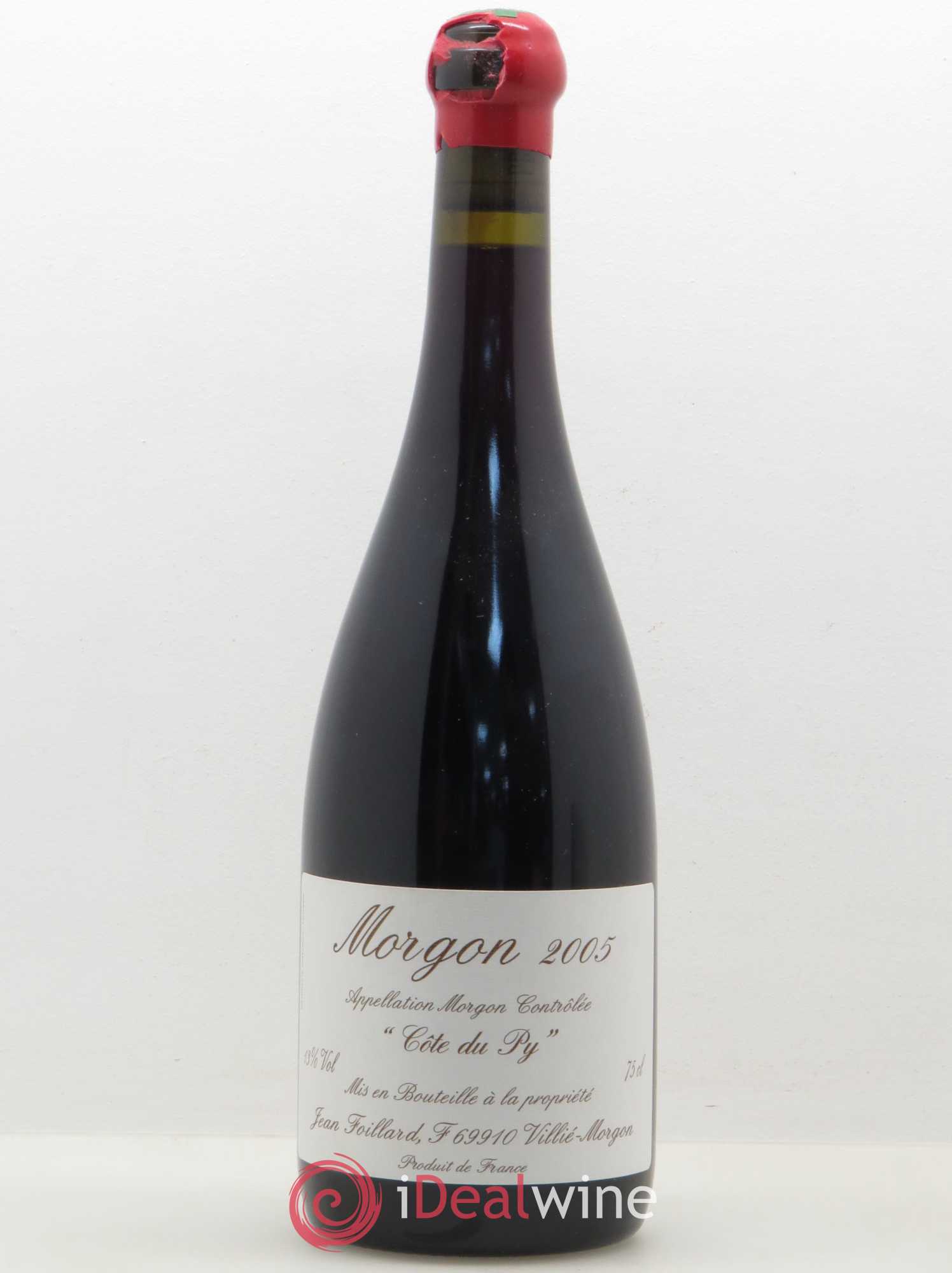 Morgon Côte du Py Jean Foillard 2005 - Lot de 1 bouteille - 0