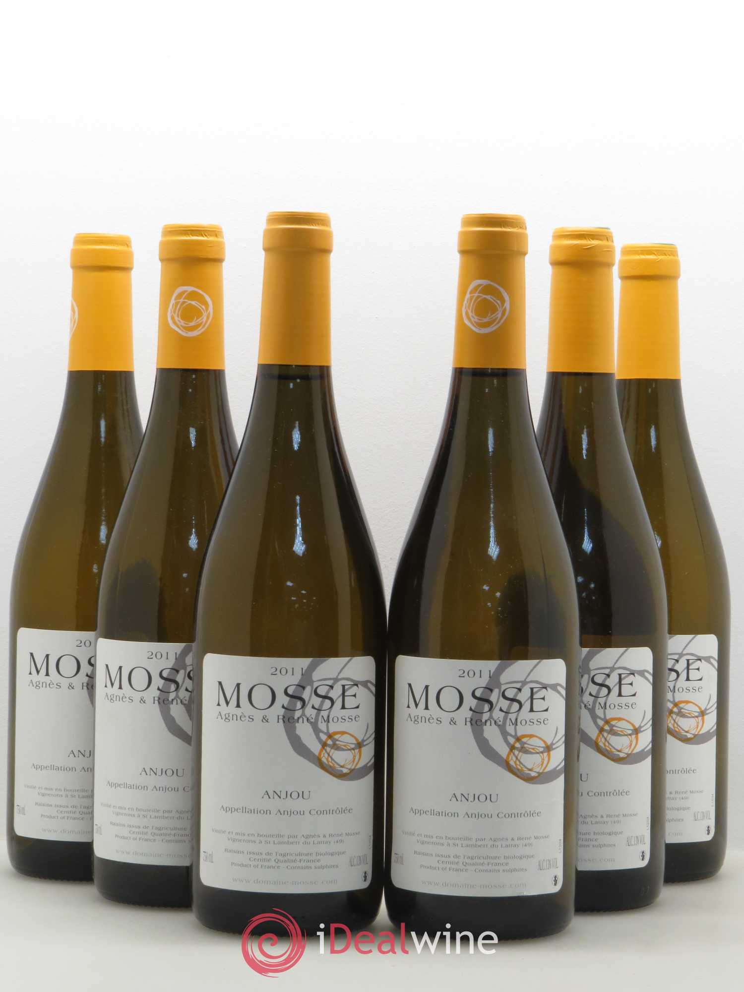 Anjou Mosse 2011 - Posten von 6 Flaschen - 0