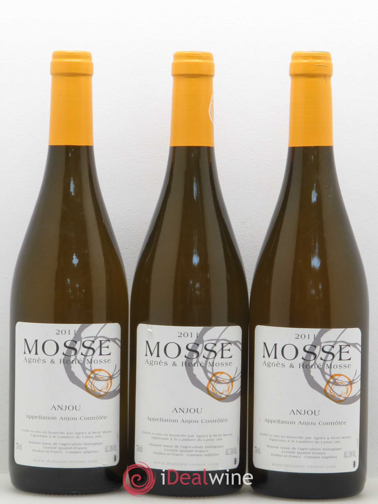Anjou Mosse 2011 - Posten von 3 Flaschen - 0