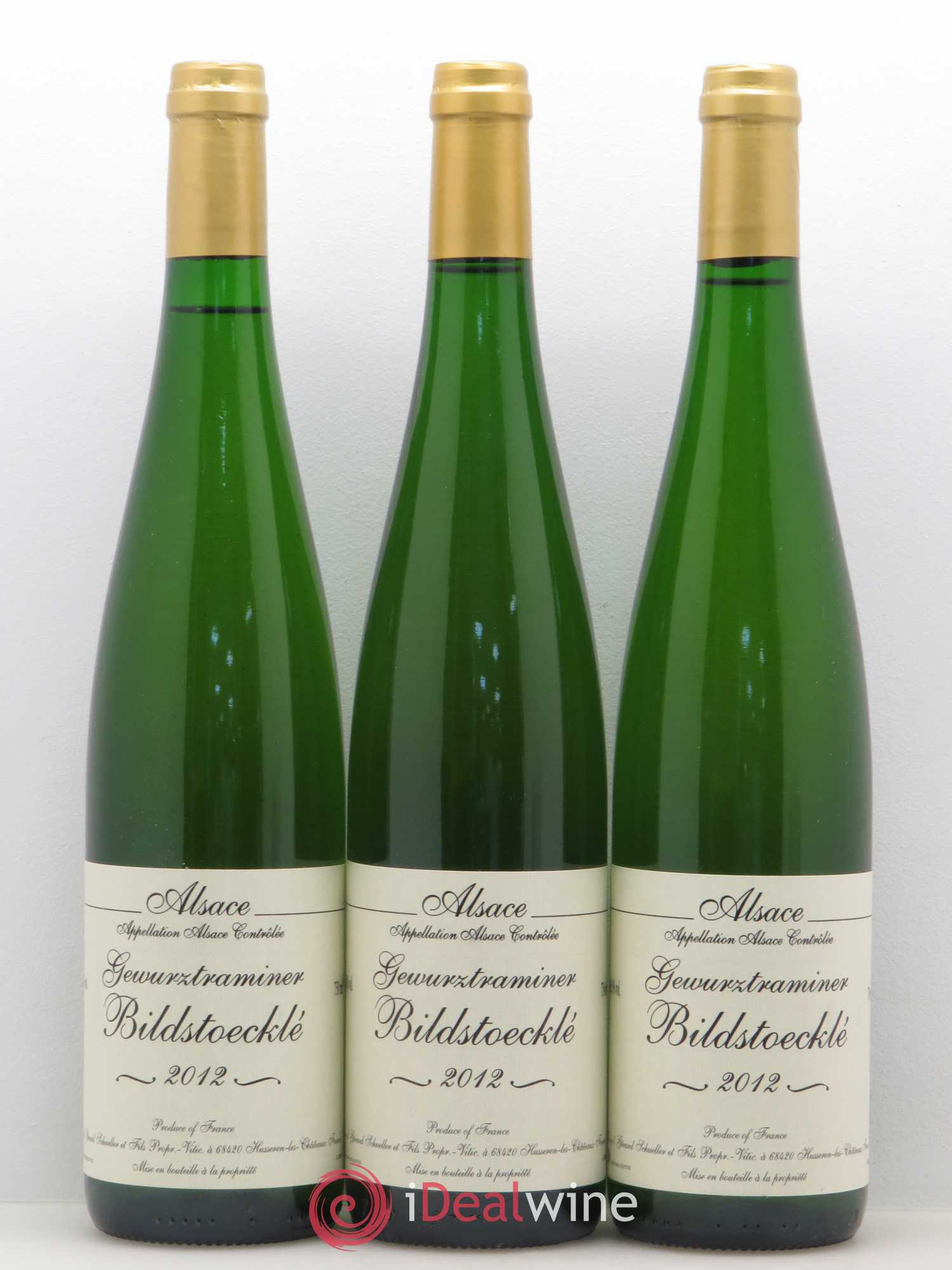 Gewurztraminer Bildstoeckle Domaine Schueller 2012 - Posten von 3 Flaschen - 0