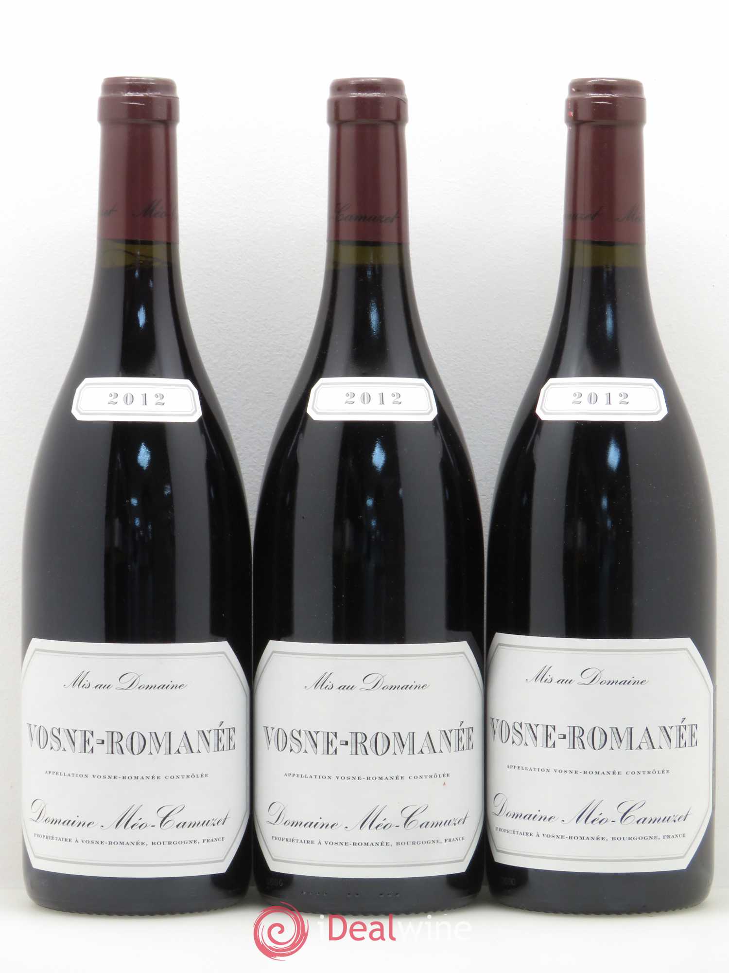 Vosne-Romanée Méo-Camuzet (Domaine) 2012 - Lot de 3 bouteilles - 0