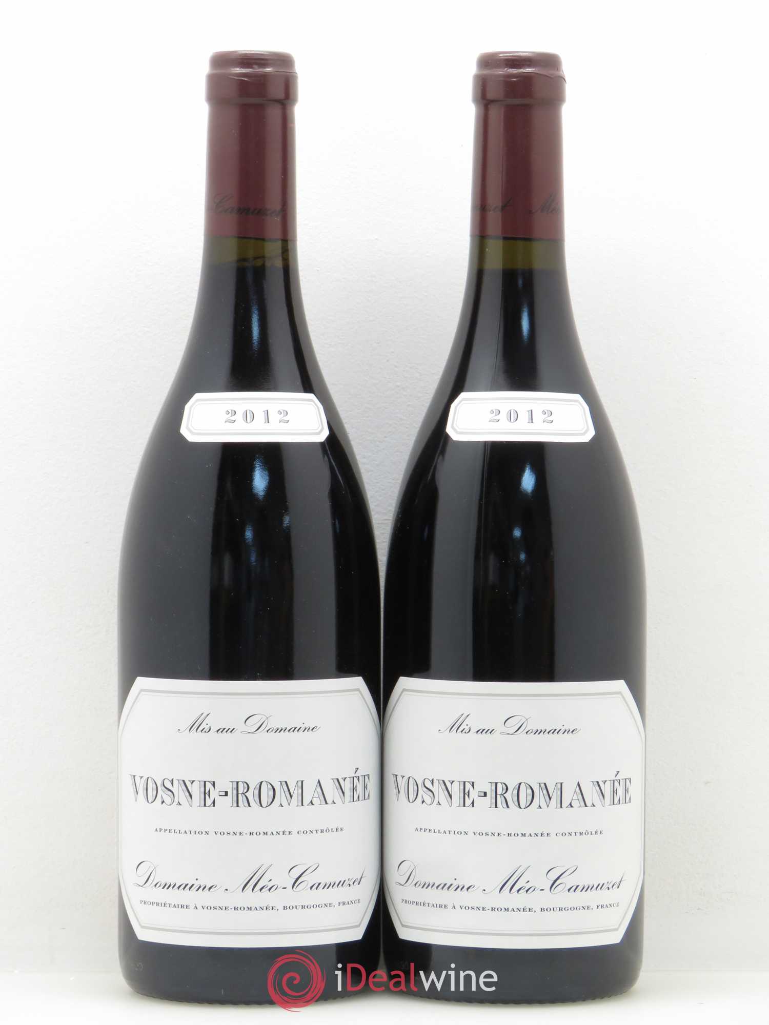 Vosne-Romanée Méo-Camuzet (Domaine) 2012 - Lot de 2 bouteilles - 0