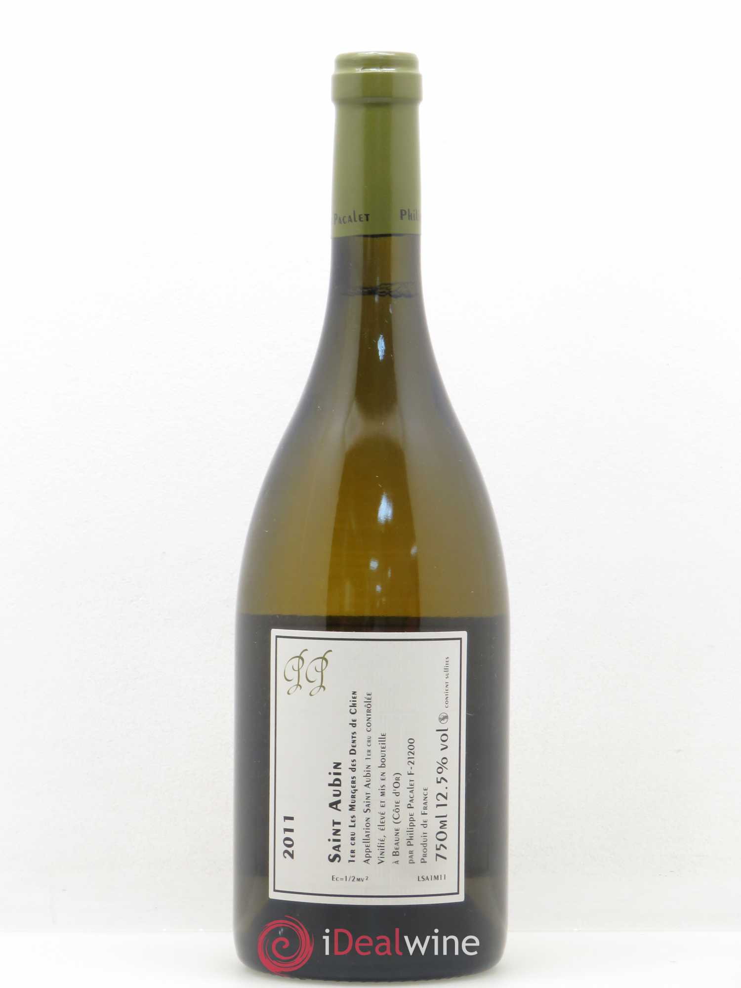 Saint-Aubin 1er Cru Dent De Chien Pacalet 2011 - Posten von 1 Flasche - 1
