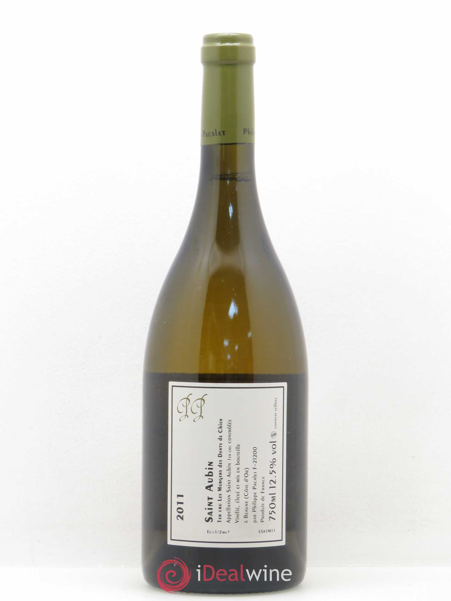 Saint-Aubin 1er Cru Dent De Chien Pacalet 2011 - Posten von 1 Flasche - 1