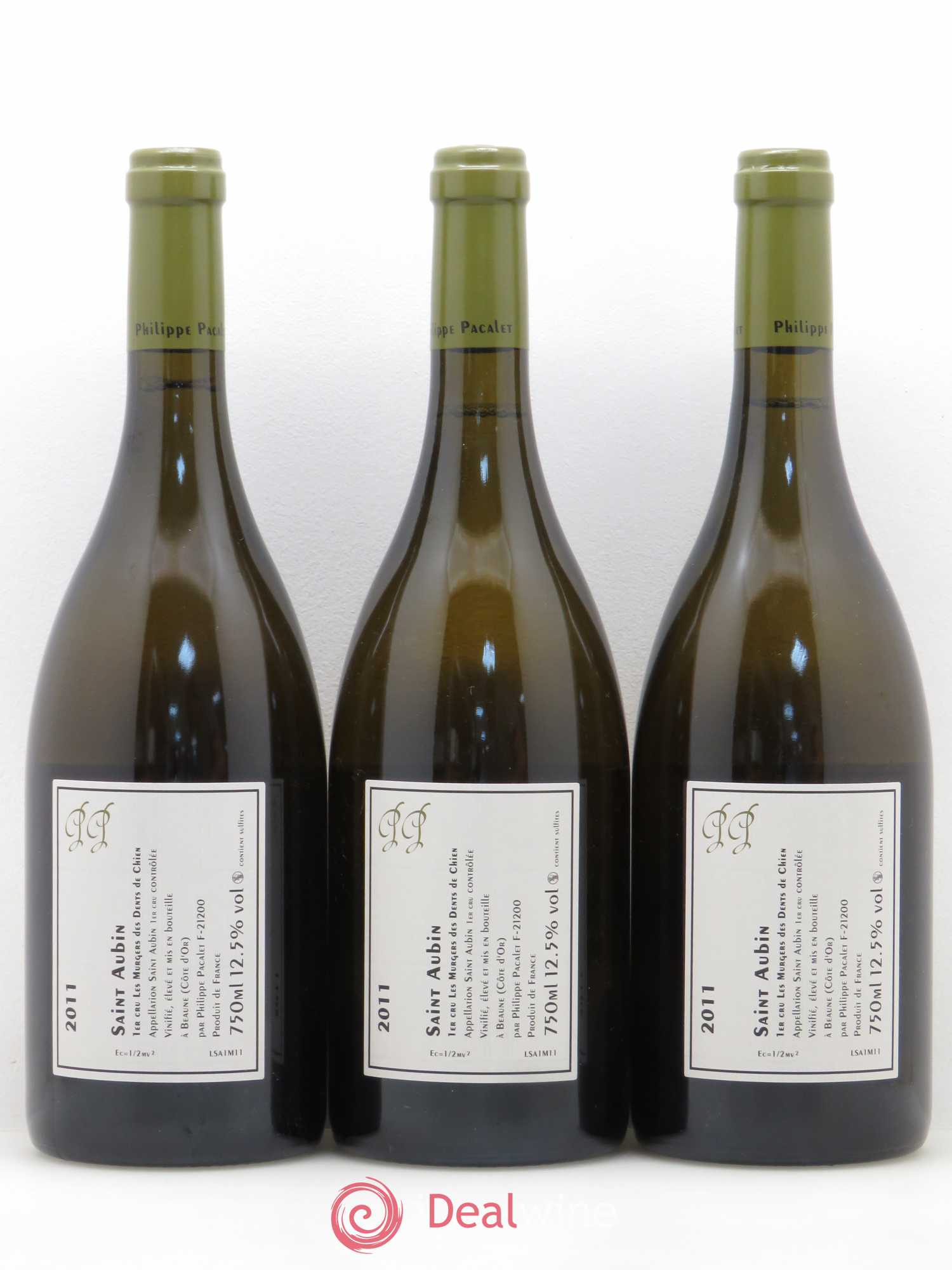 Saint-Aubin 1er Cru Dent De Chien Pacalet 2011 - Posten von 6 Flaschen - 2