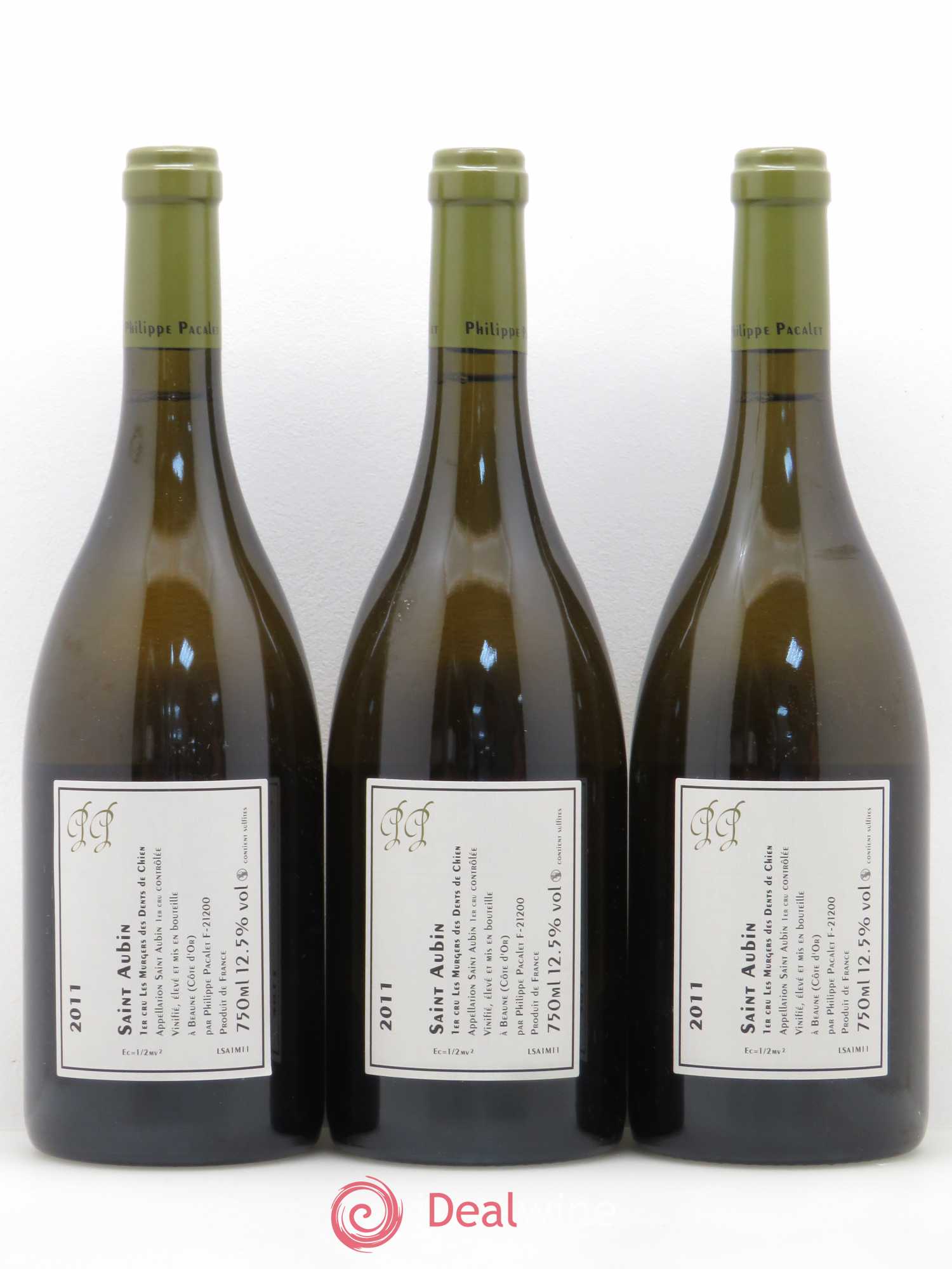 Saint-Aubin 1er Cru Dent De Chien Pacalet 2011 - Posten von 6 Flaschen - 4