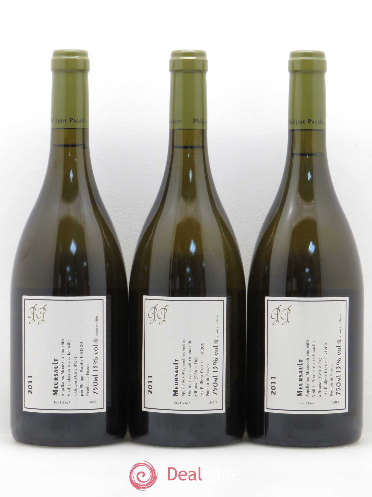Meursault Pacalet 2011 - Posten von 6 Flaschen - 2