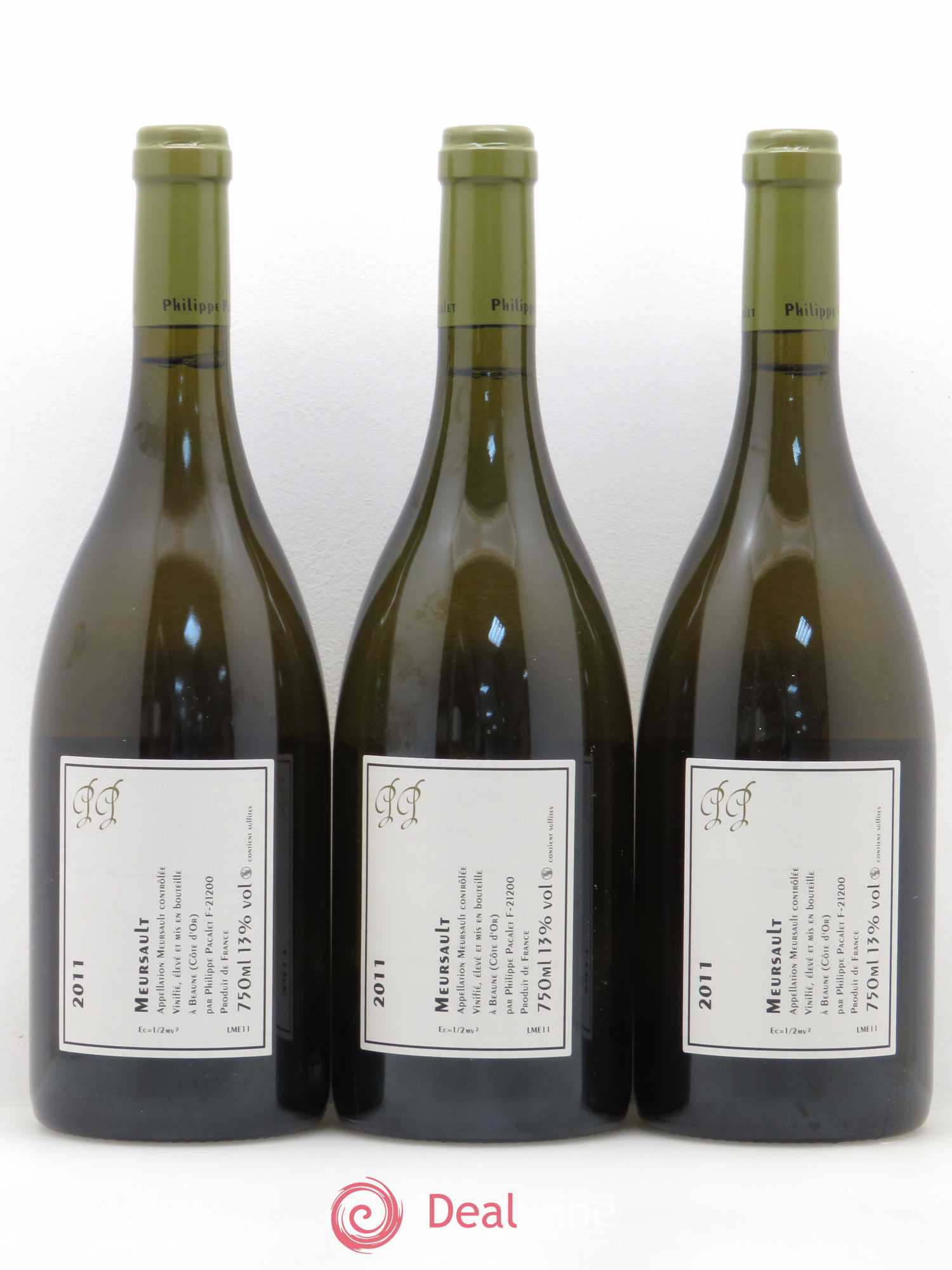 Meursault Pacalet 2011 - Lot de 3 bouteilles - 1
