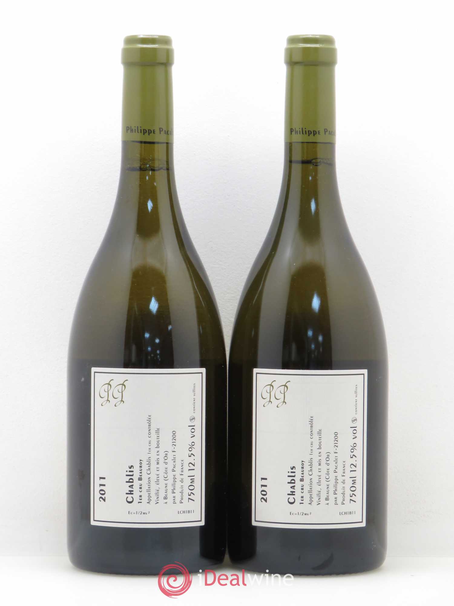 Chablis 1er Cru Beauroy Pacalet 2011 - Posten von 2 Flaschen - 1