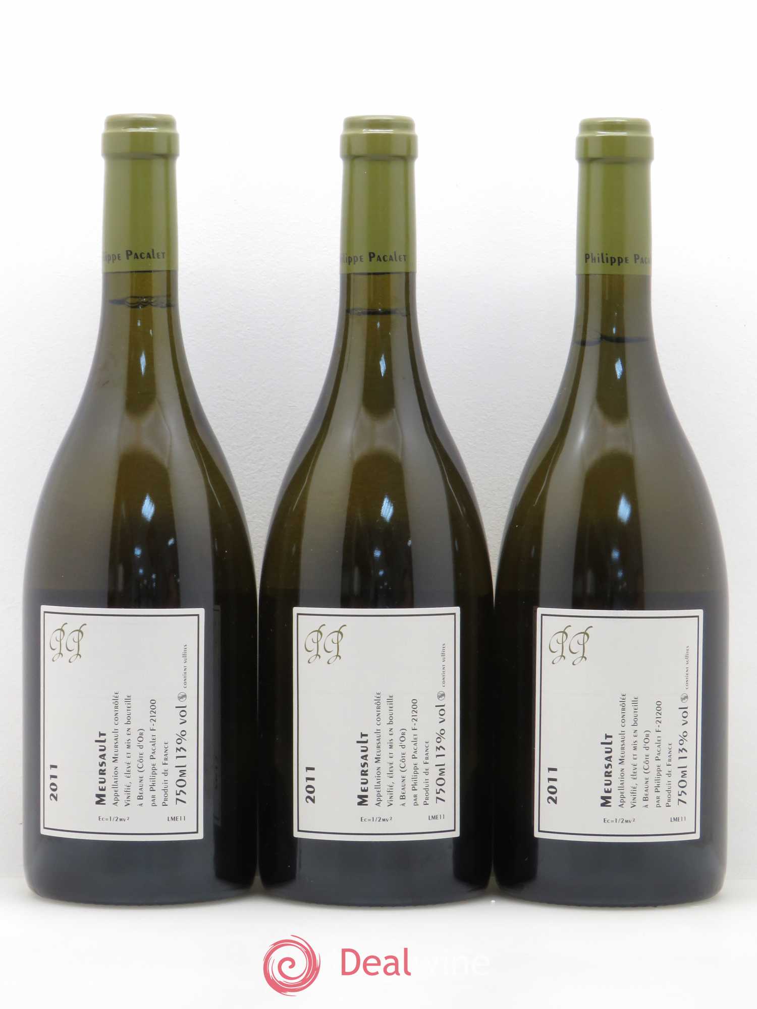 Meursault Pacalet 2011 - Lot de 3 bouteilles - 1