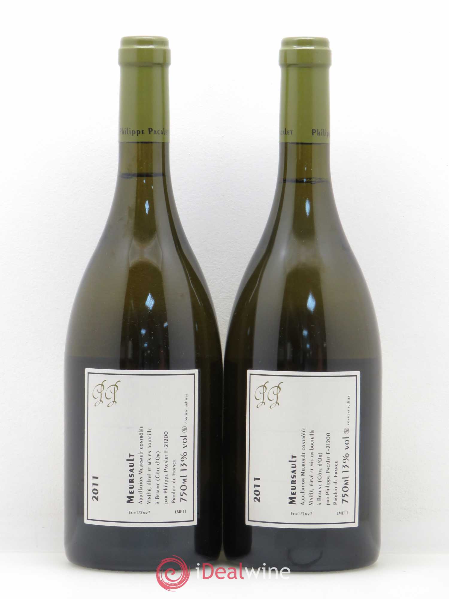 Meursault Philippe Pacalet 2011 - Lot de 2 bouteilles - 1