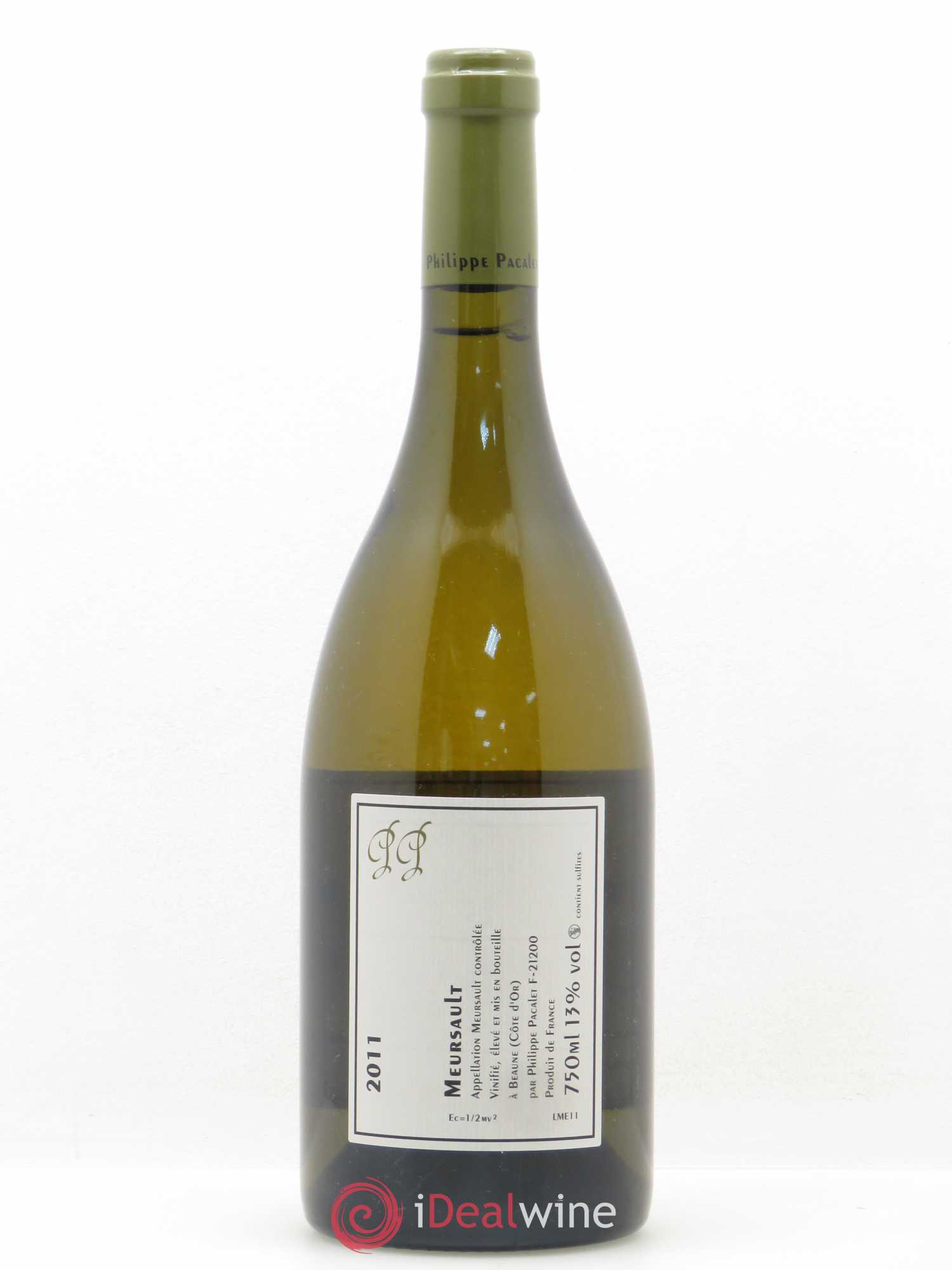 Meursault Philippe Pacalet 2011 - Lot de 1 bouteille - 1