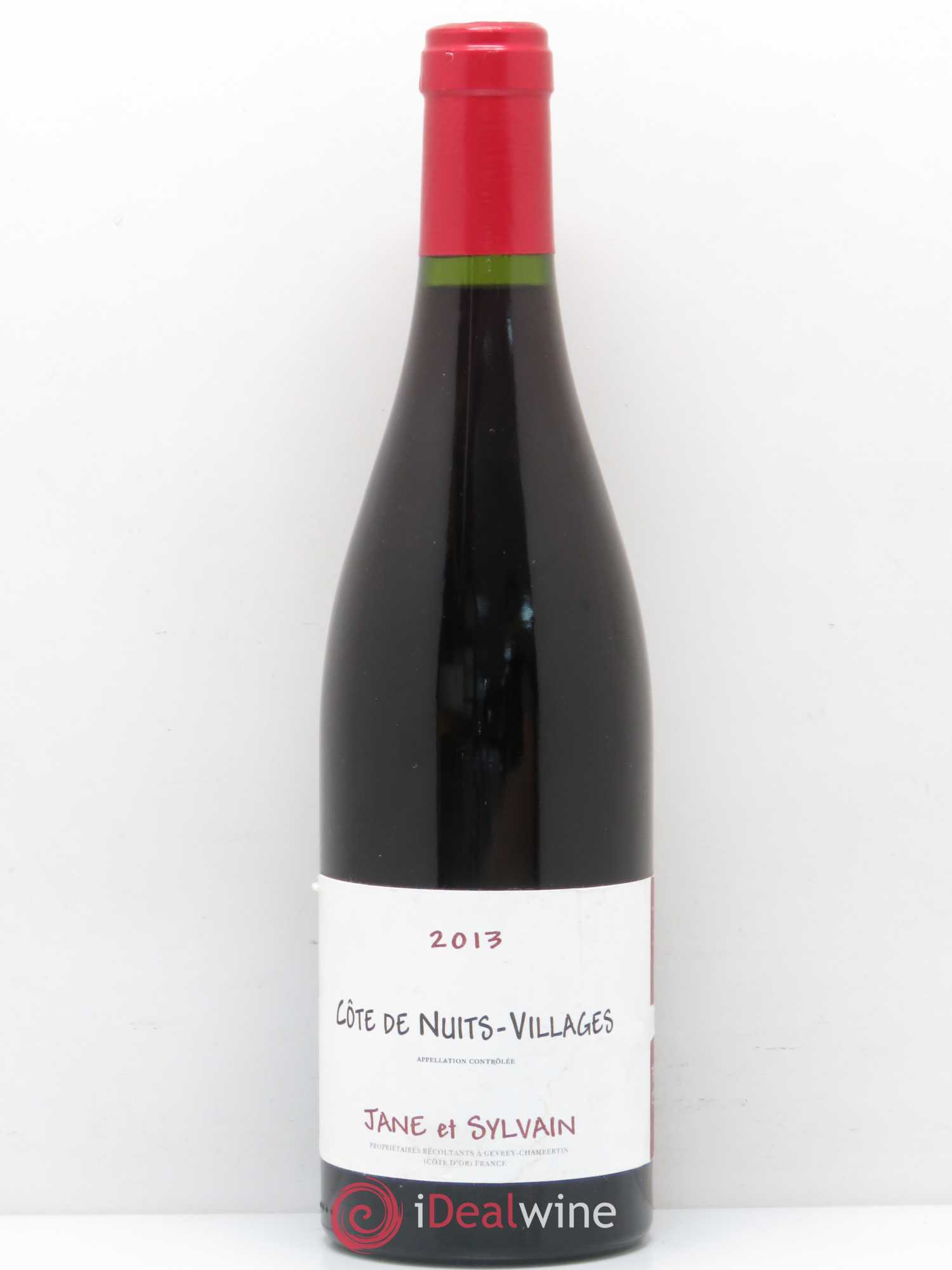 Bourgogne Côtes de Nuits Jane et Sylvain 2013 - Posten von 1 Flasche - 0