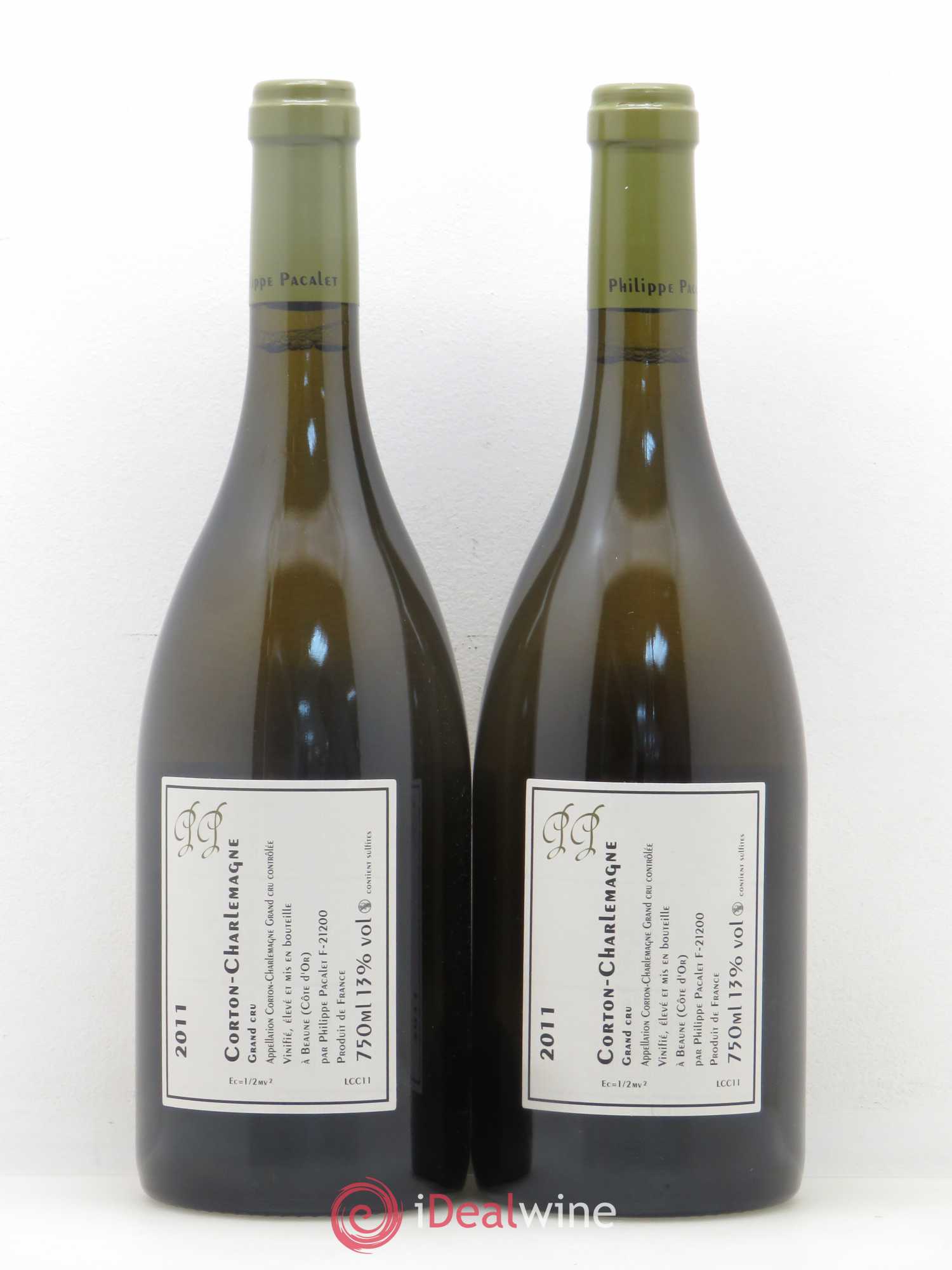 Corton-Charlemagne Grand Cru Philippe Pacalet 2011 - Lot de 2 bouteilles - 1