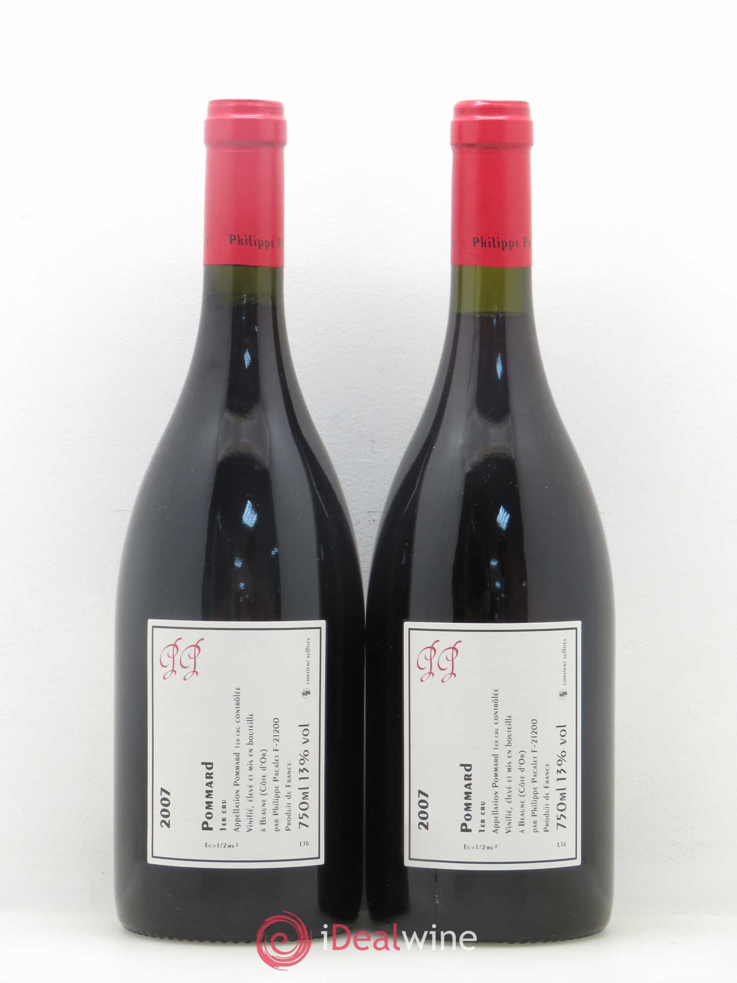 Pommard 1er Cru Philippe Pacalet 2007 - Lot de 2 bouteilles - 1