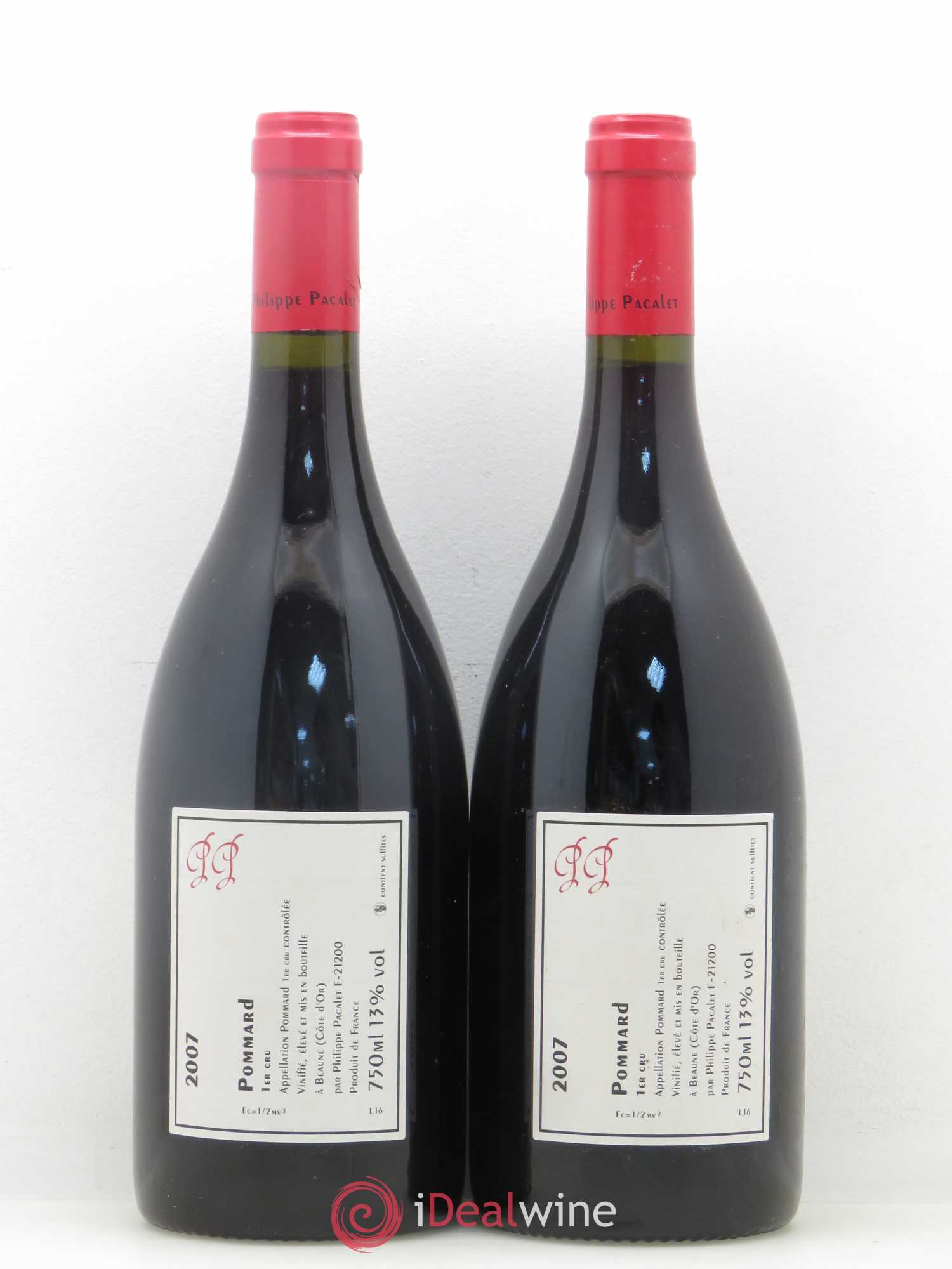 Pommard 1er Cru Philippe Pacalet 2007 - Lot de 2 bouteilles - 1