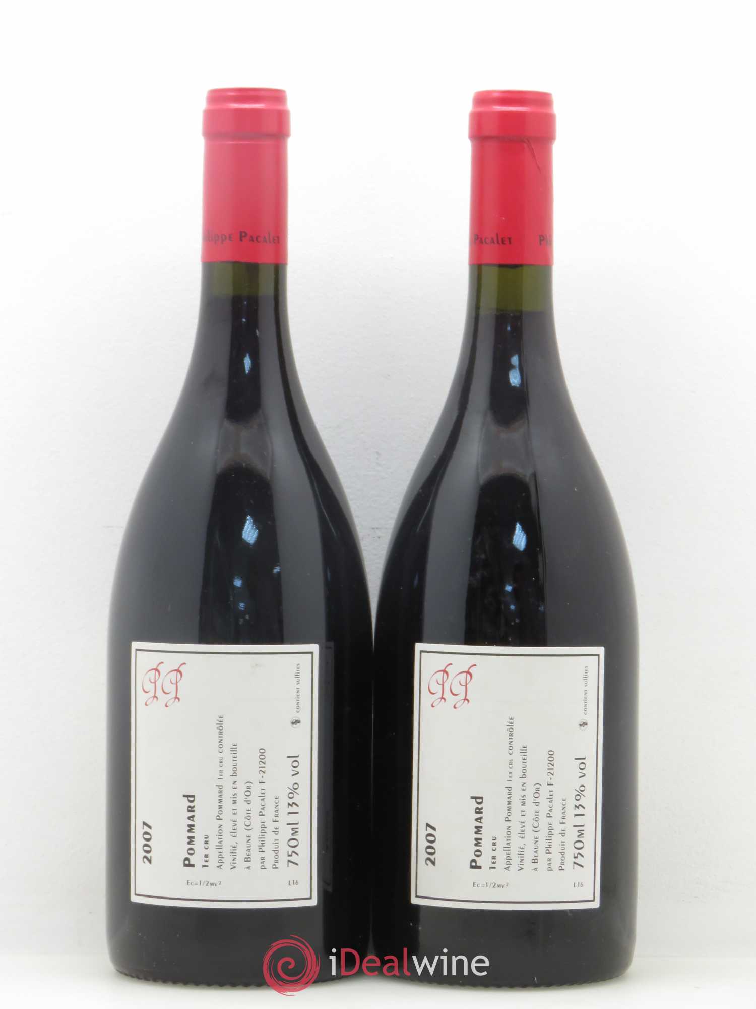 Pommard 1er Cru Philippe Pacalet 2007 - Lot de 2 bouteilles - 1