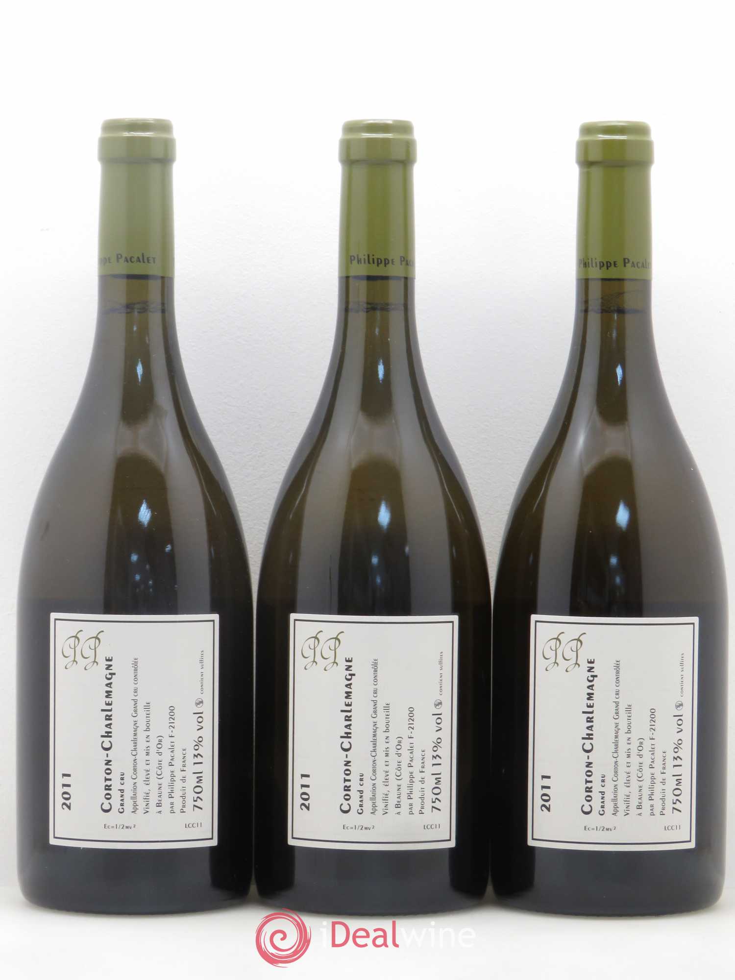 Corton-Charlemagne Grand Cru Philippe Pacalet 2011 - Lot de 3 bouteilles - 1
