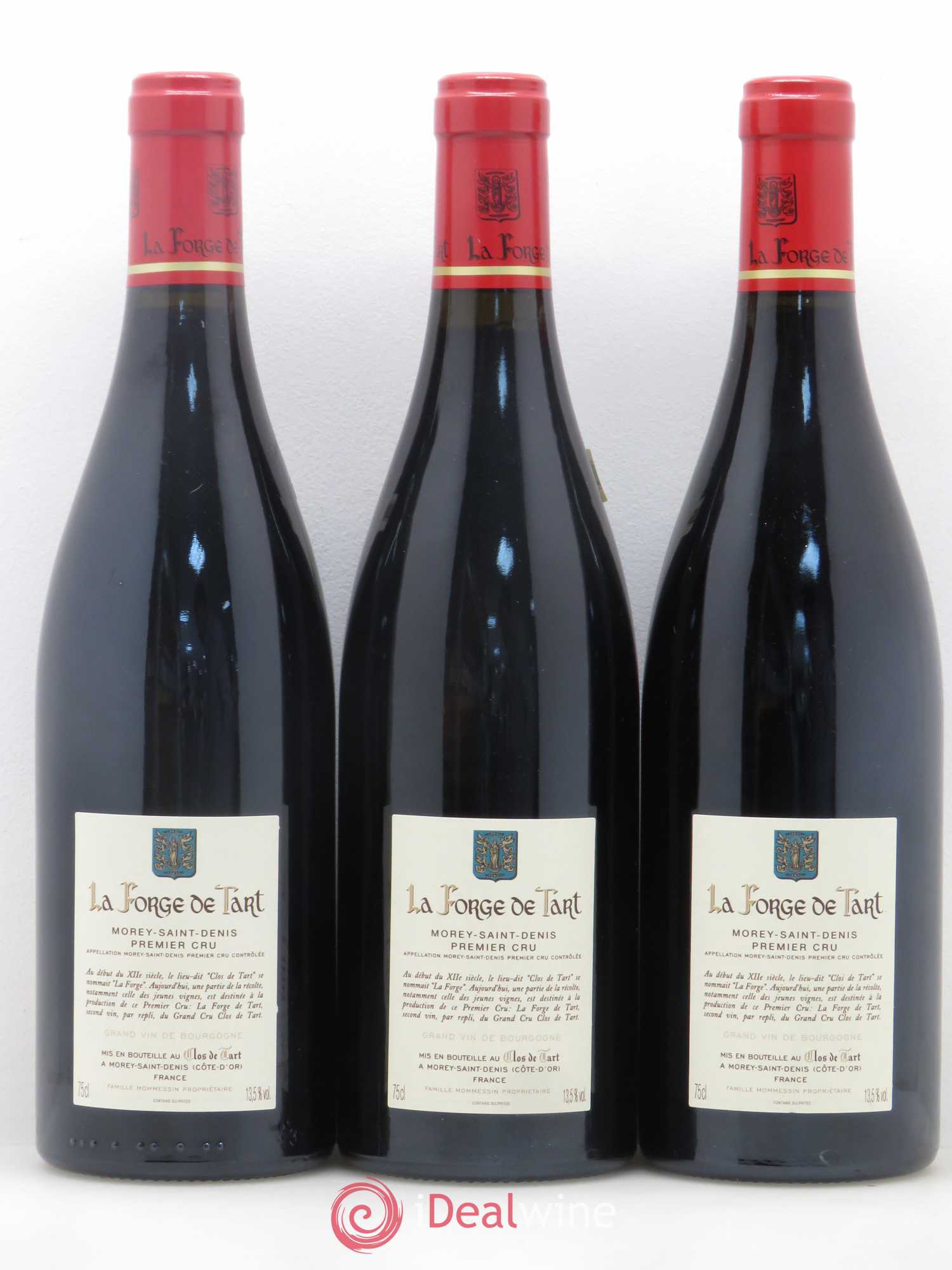 Morey-Saint-Denis 1er Cru La Forge de Tart Clos de Tart 2008 - Lot de 3 bouteilles - 1