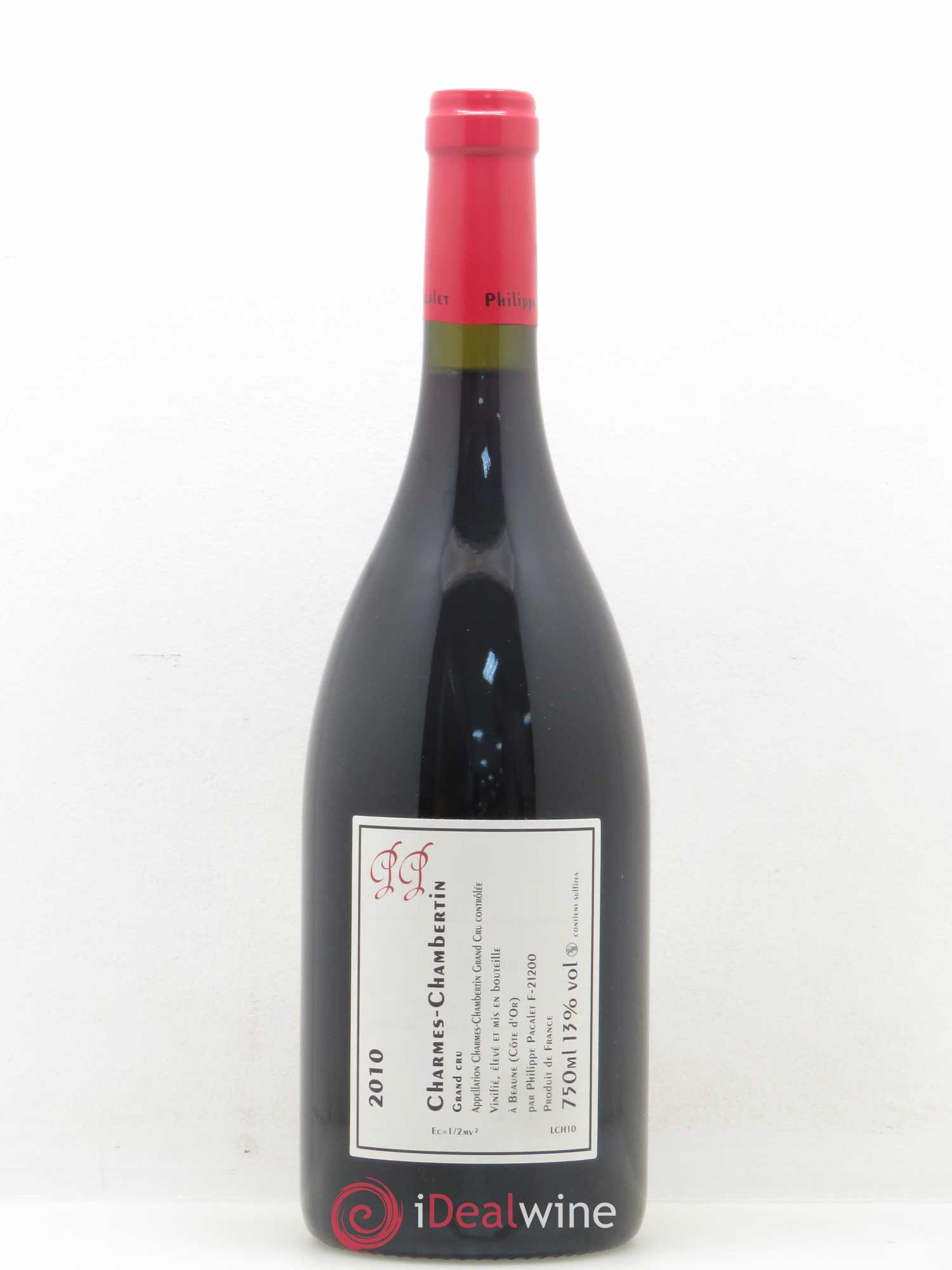 Charmes-Chambertin Grand Cru Philippe Pacalet 2010 - Lot de 1 bouteille - 1
