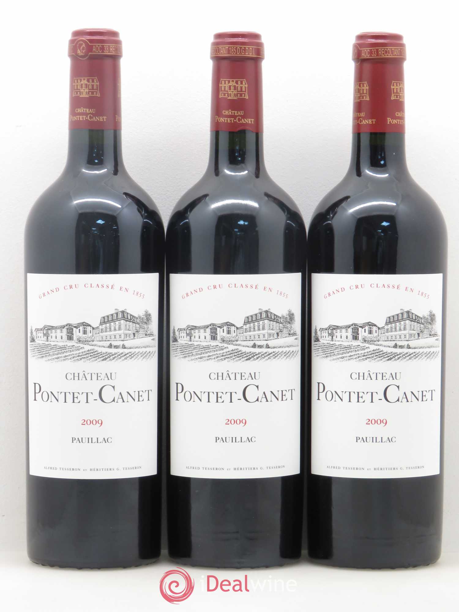 Château Pontet Canet 5ème Grand Cru Classé 2009 - Lot de 12 bouteilles - 3