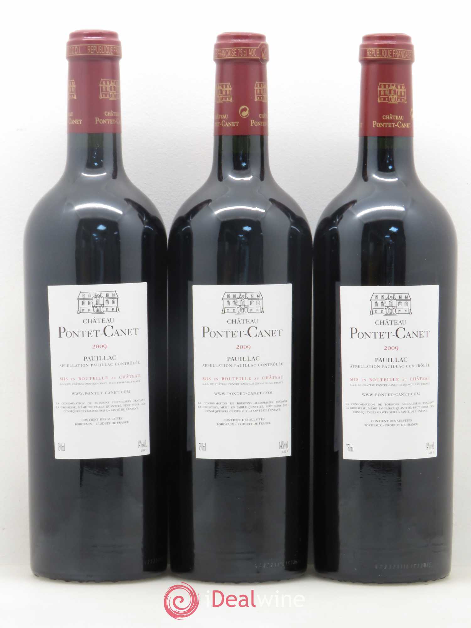 Château Pontet Canet 5ème Grand Cru Classé 2009 - Lot de 12 bouteilles - 4