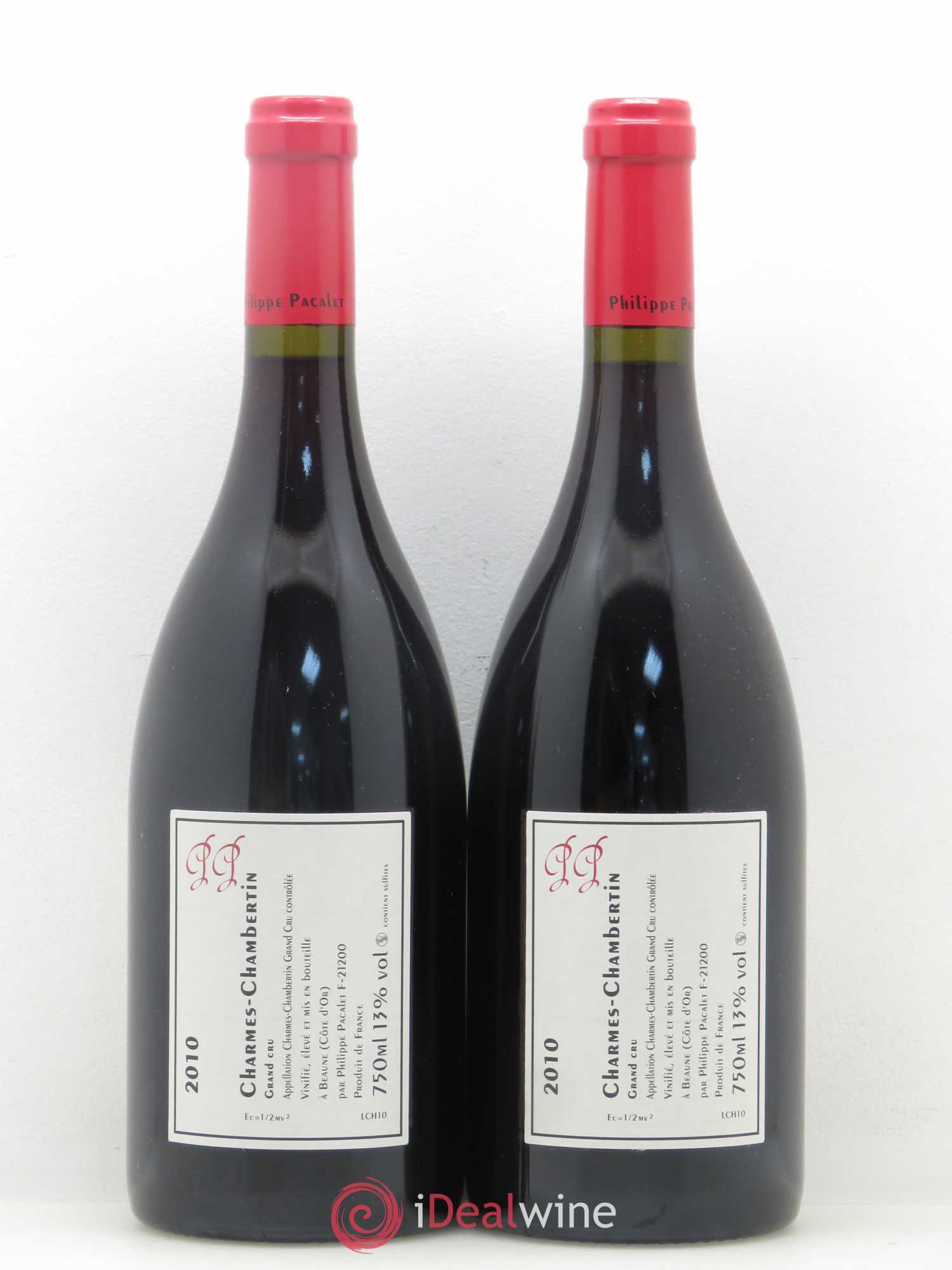 Charmes-Chambertin Grand Cru Philippe Pacalet 2010 - Lot de 2 bouteilles - 1