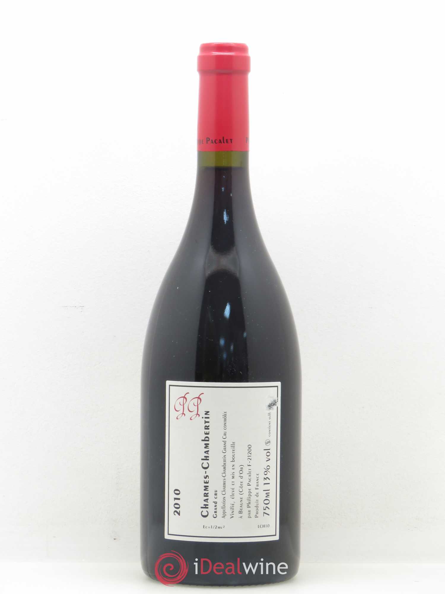 Charmes-Chambertin Grand Cru Philippe Pacalet 2010 - Lot de 1 bouteille - 1