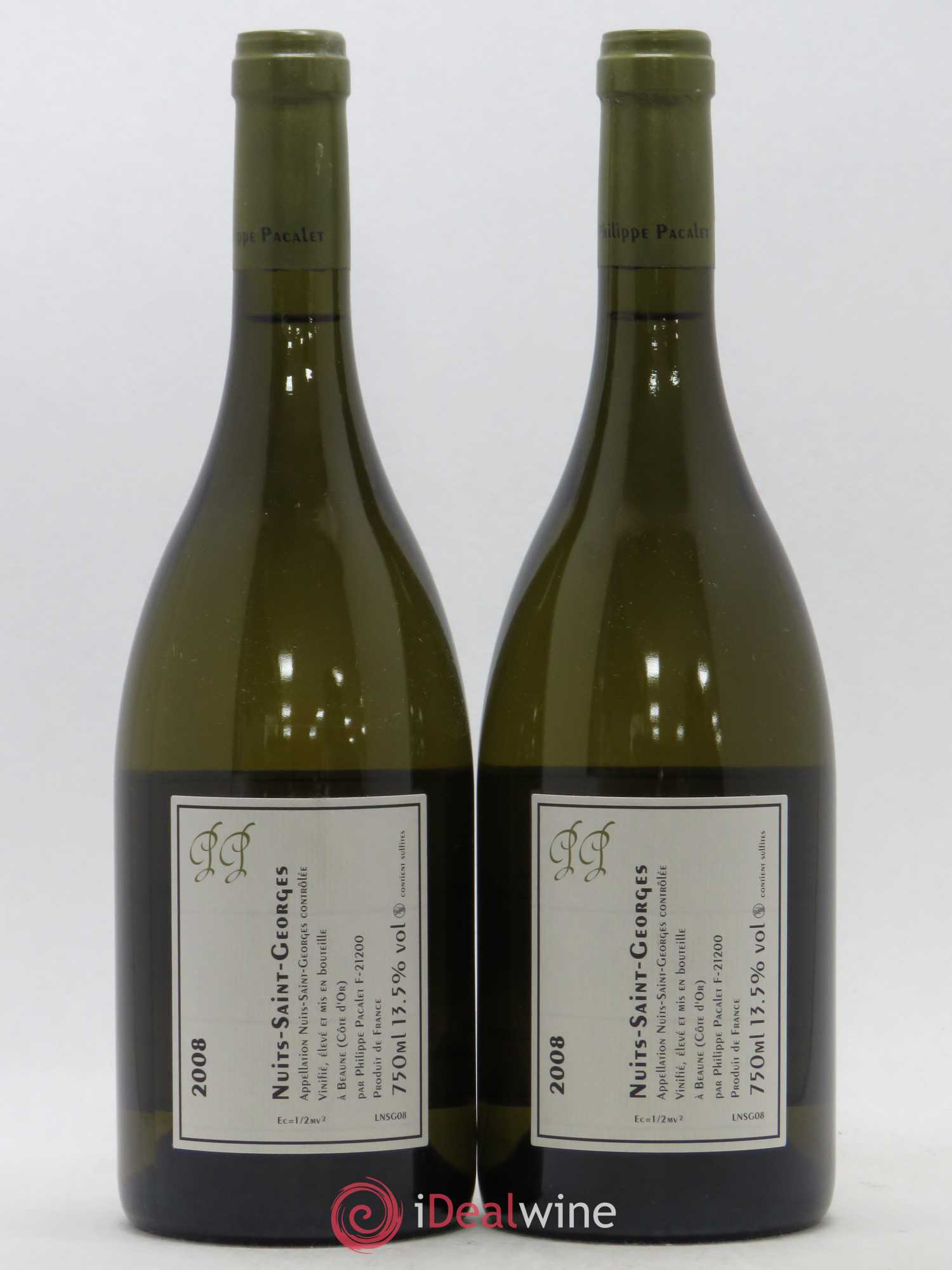 Nuits-Saint-Georges Philippe Pacalet 2008 - Lotto di 2 bottiglie - 1