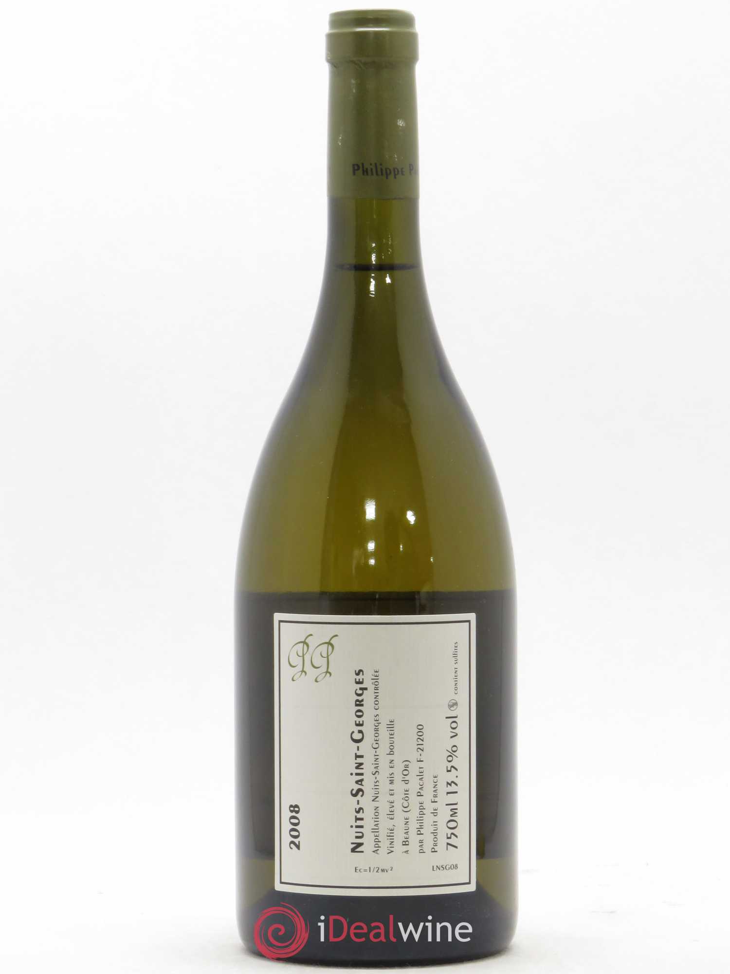 Nuits-Saint-Georges Philippe Pacalet 2008 - Lot de 1 bouteille - 1