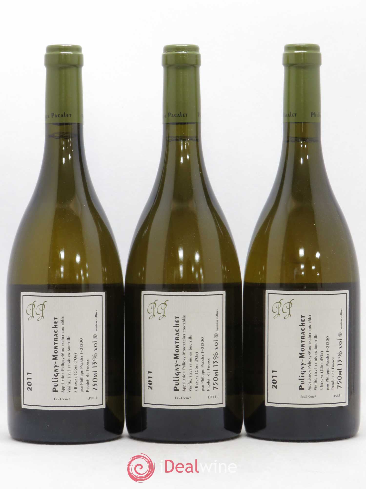 Puligny-Montrachet Philippe Pacalet 2011 - Lot de 3 bouteilles - 1