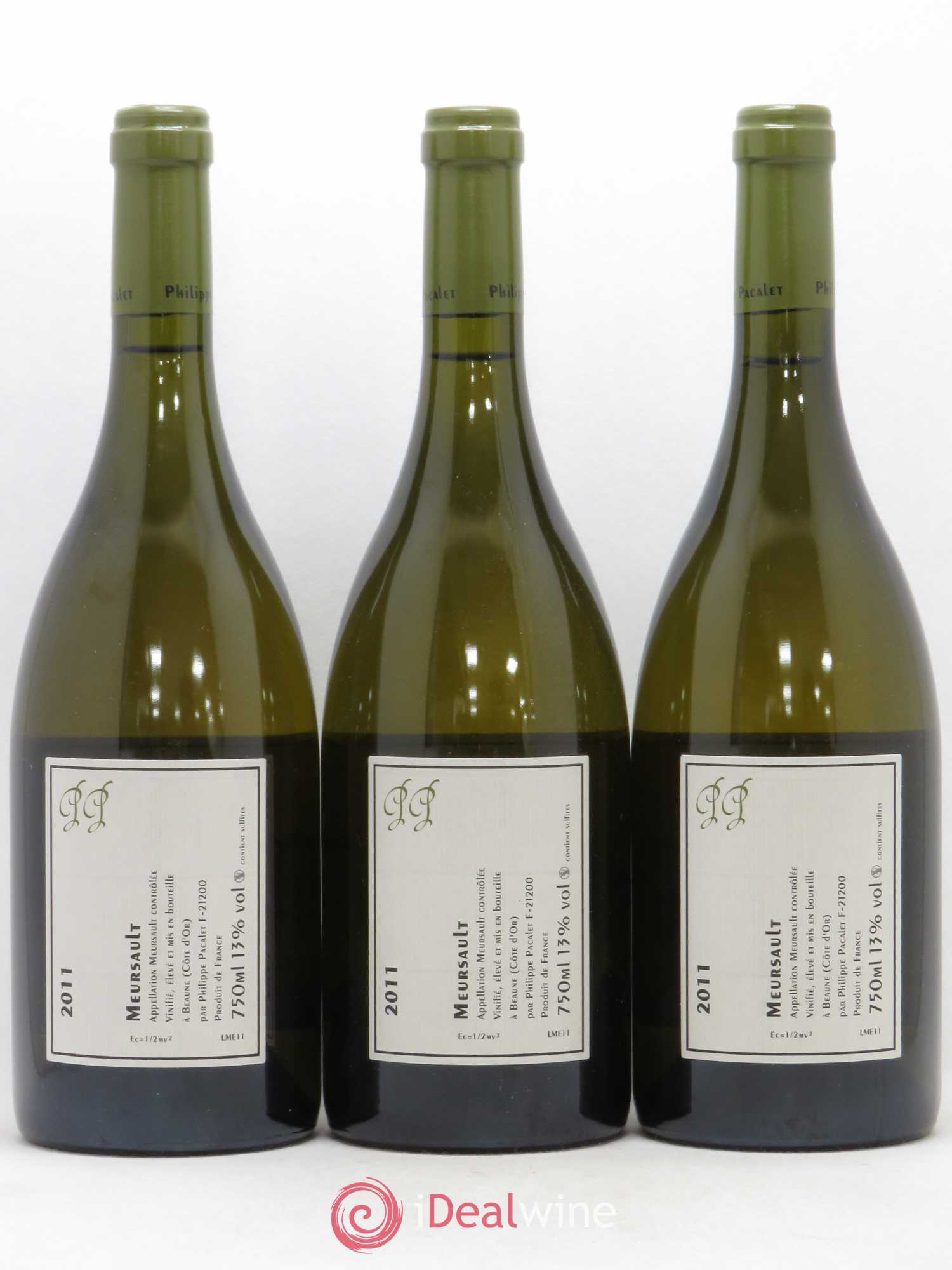 Meursault Philippe Pacalet 2011 - Posten von 3 Flaschen - 1